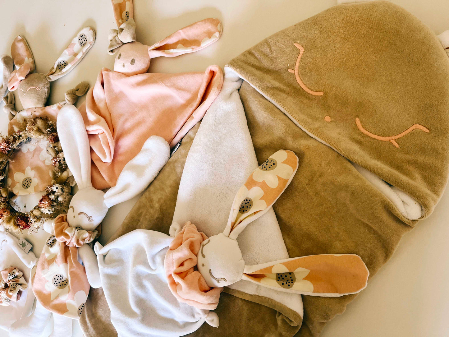 Bouillotte noyaux de cerise velours - Bloom Bloom Pink