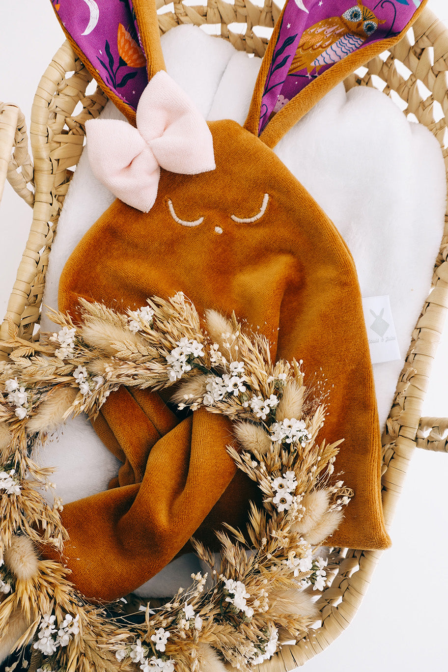 Doudou Velours Classique - Hiboux