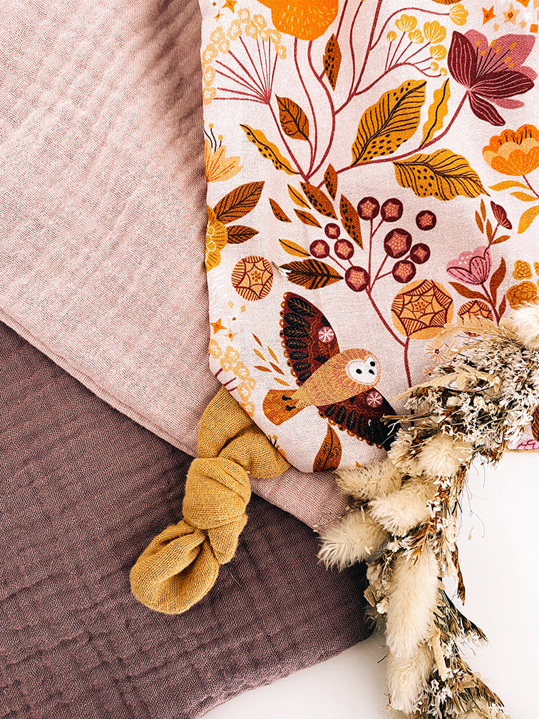 Doudou lange Gaufrette - Chouette