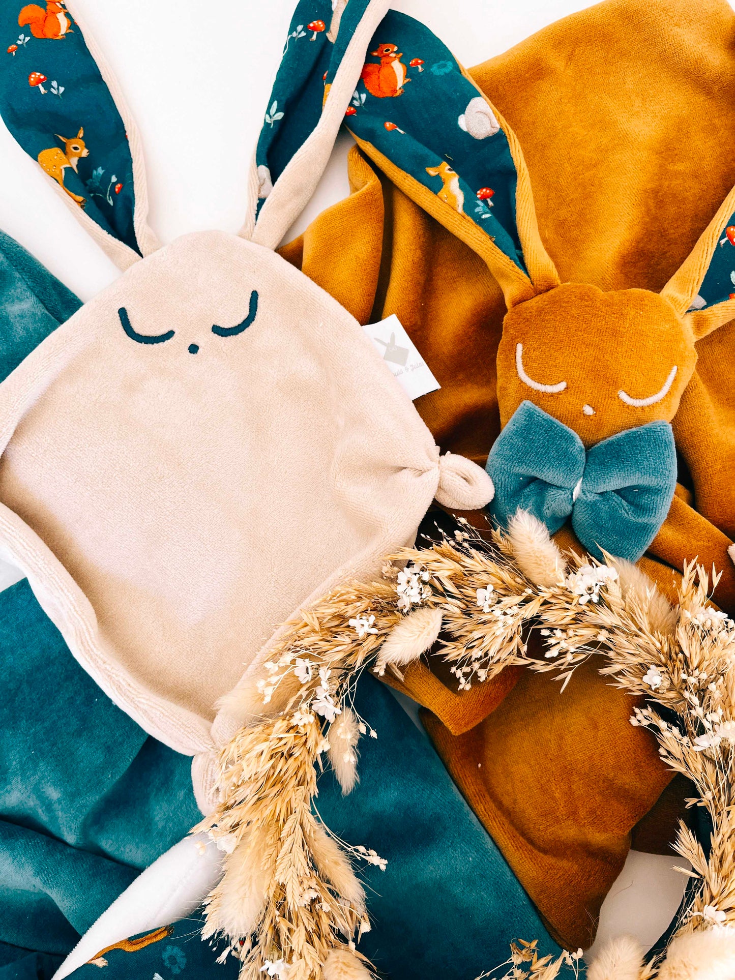 PROTOTYPE - Doudou Velours Câlin - Forest Friends
