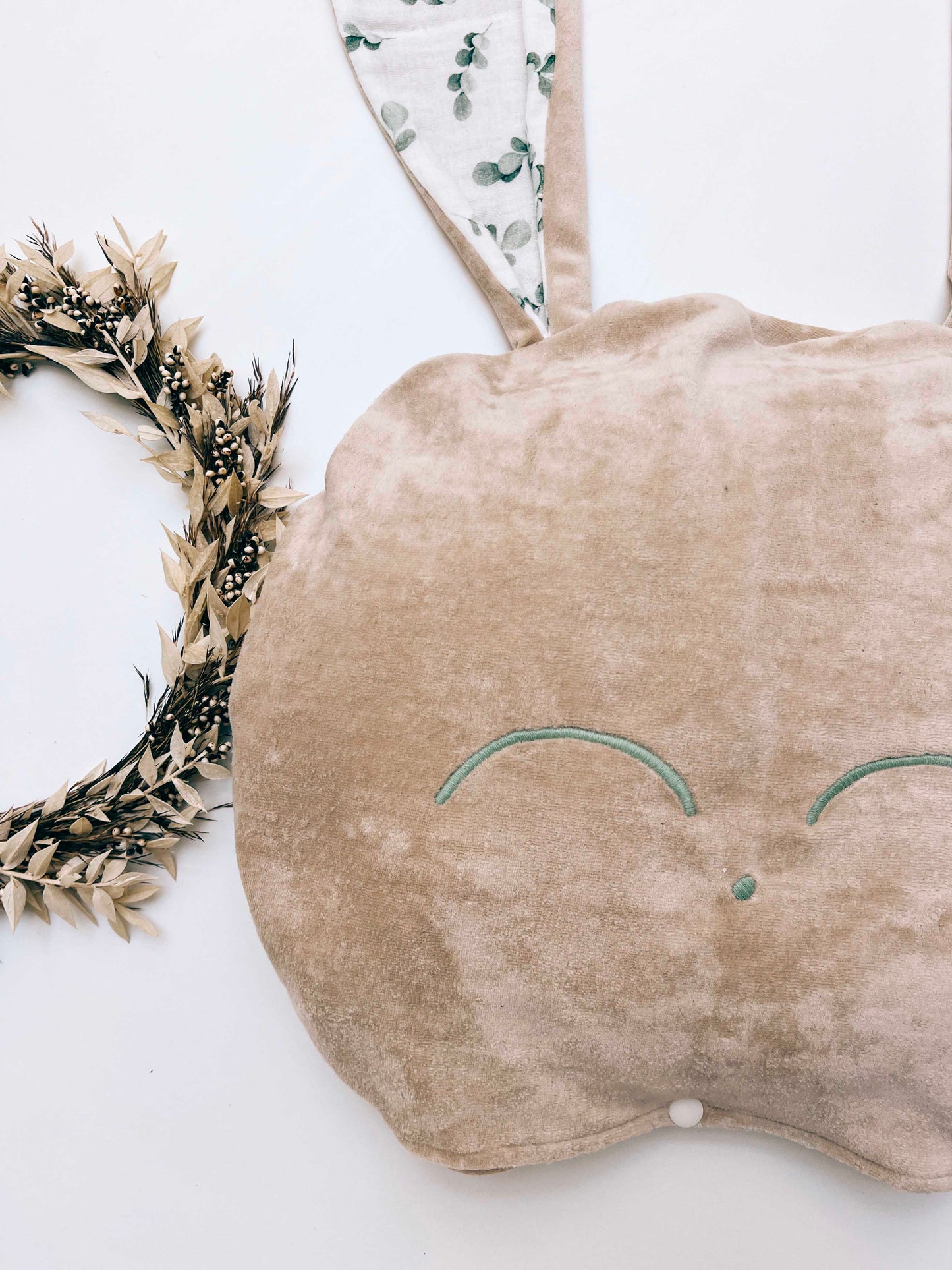 Petit Coussin Velours - Eucalyptus