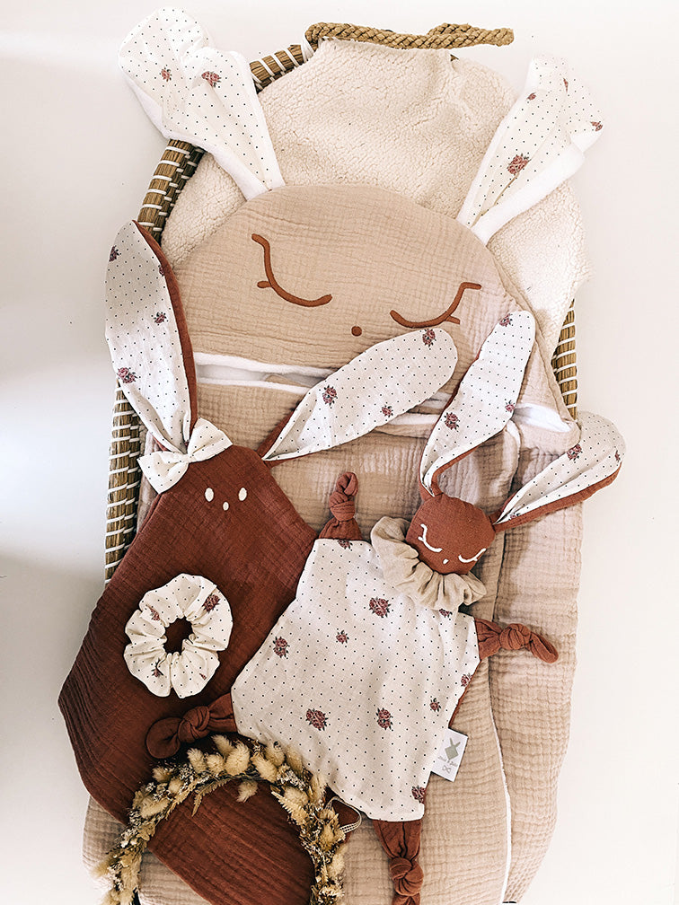 Attache-tétine - Rose & Dots