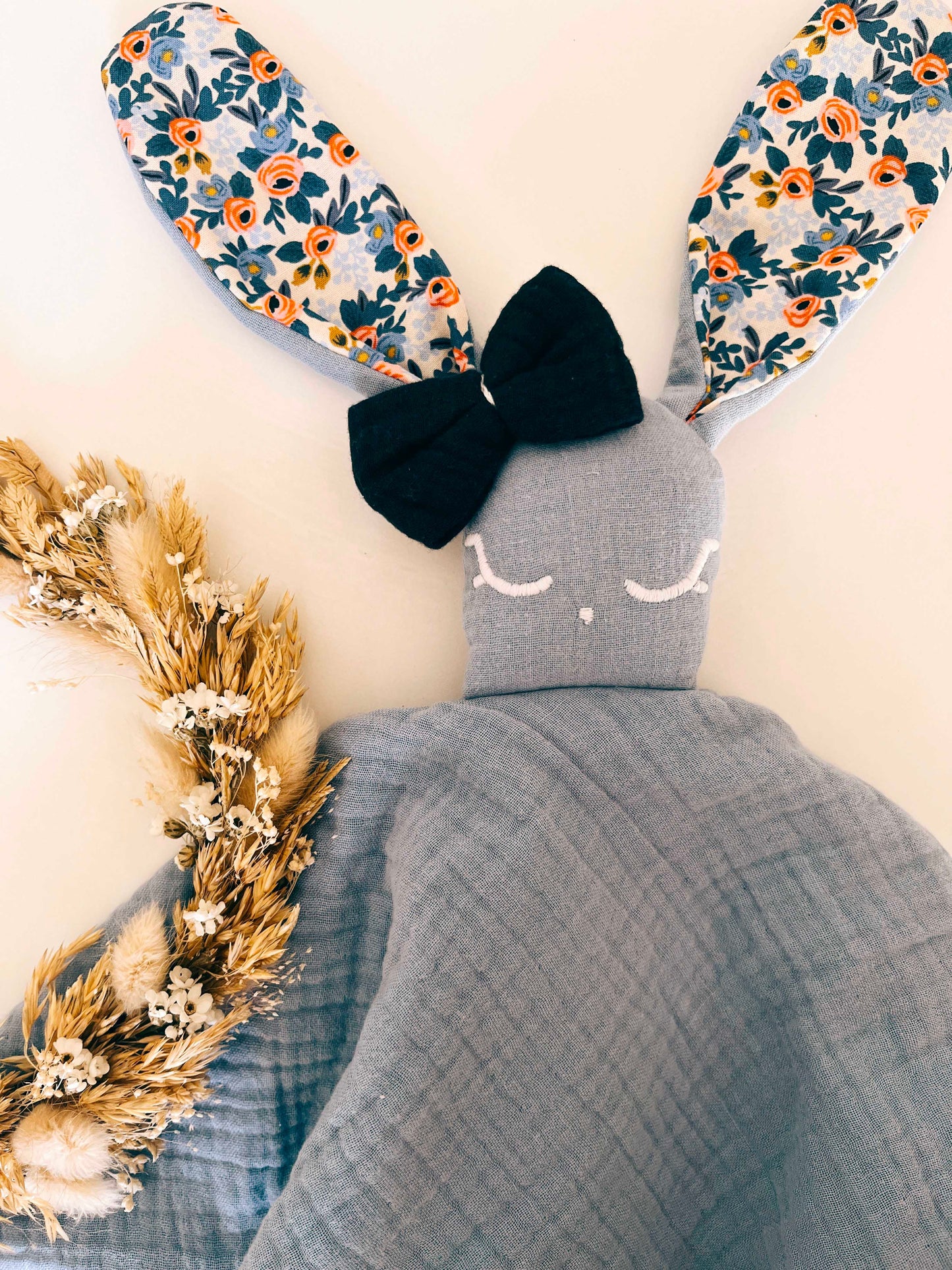 PROTOTYPE - Doudou lange Câlin - Steel