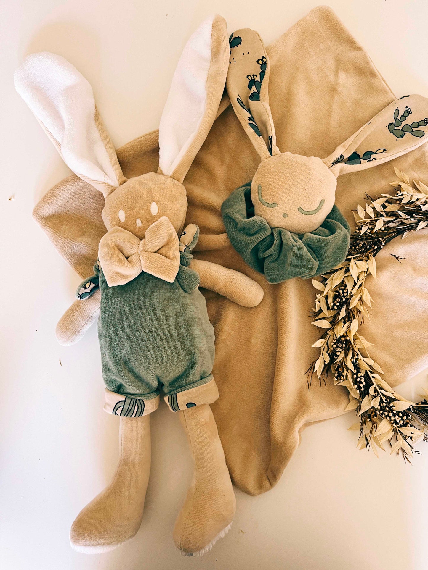 Doudou Velours Câlin - Cactus