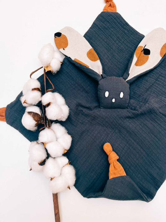 Doudou Lange Câlin avec noeuds - Apple