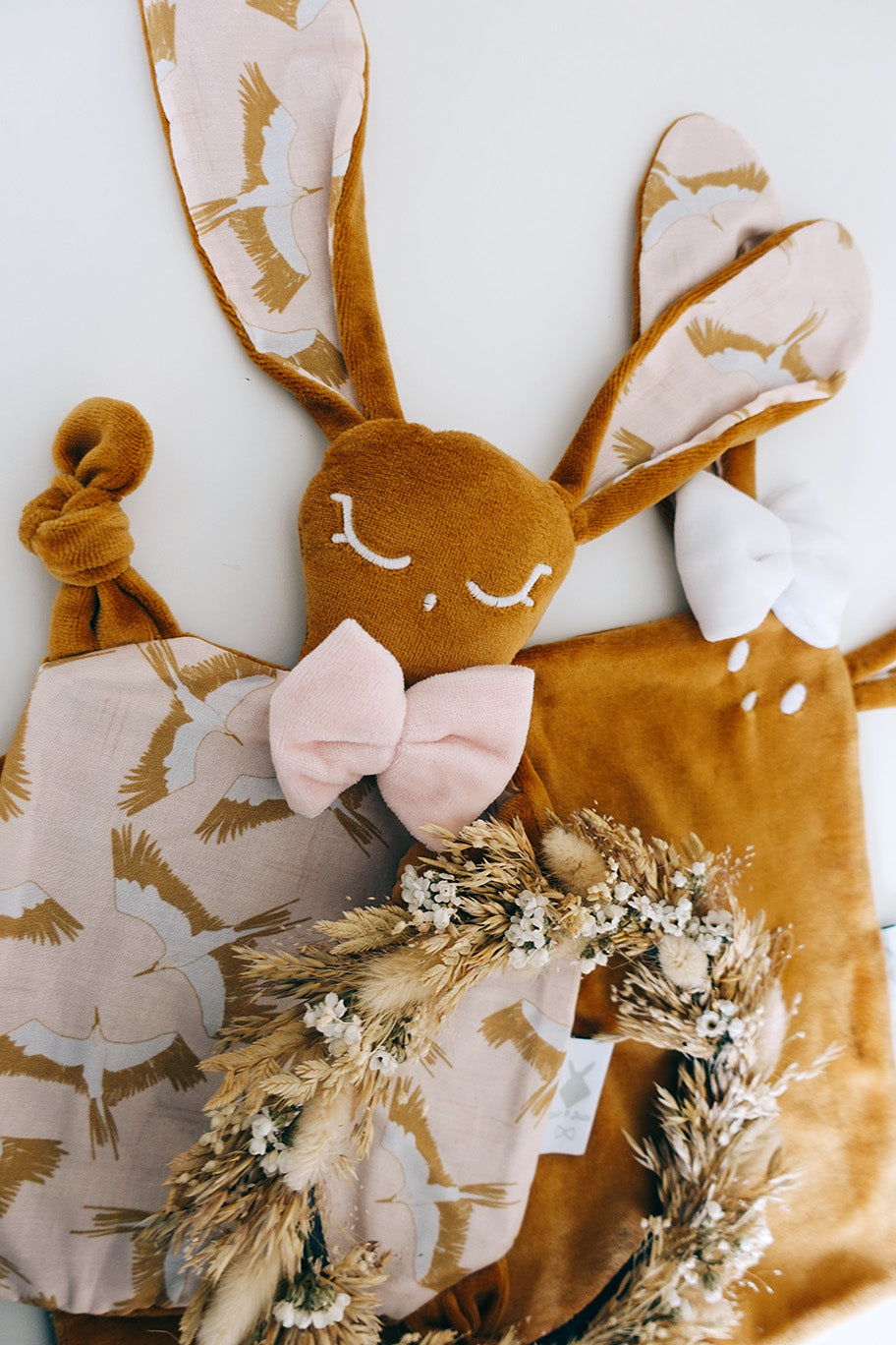 PROTOTYPE - Doudou Velours Classique - Oiseaux