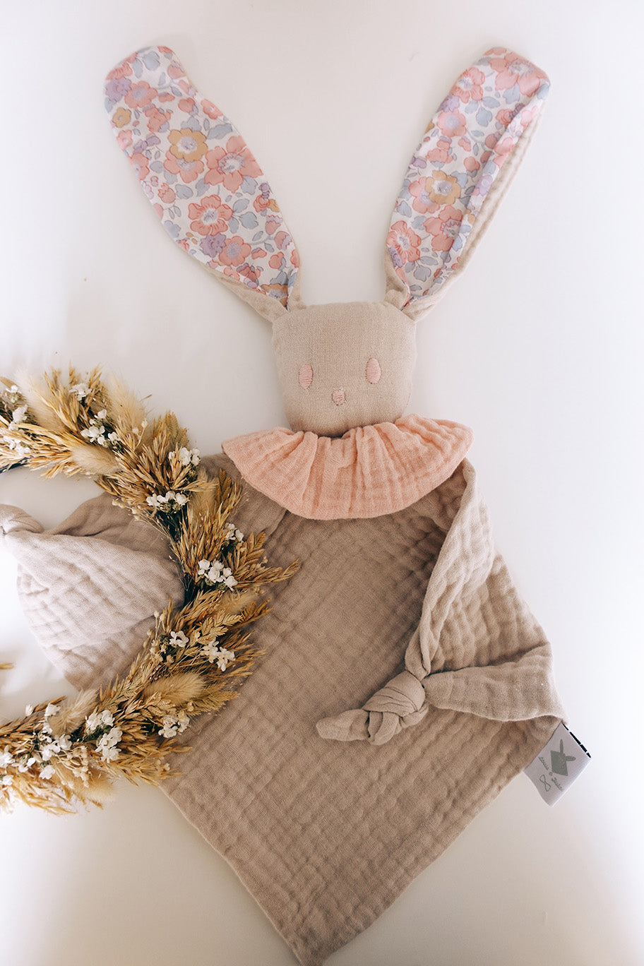 PROTOTYPE - Doudou lange Gaufrette - Betsy Blush