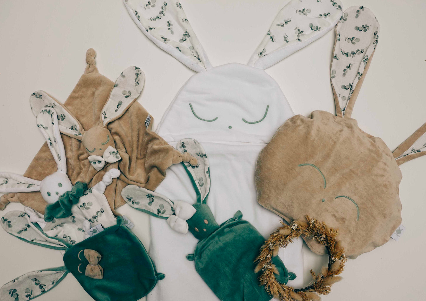 Petit Coussin Velours - Eucalyptus