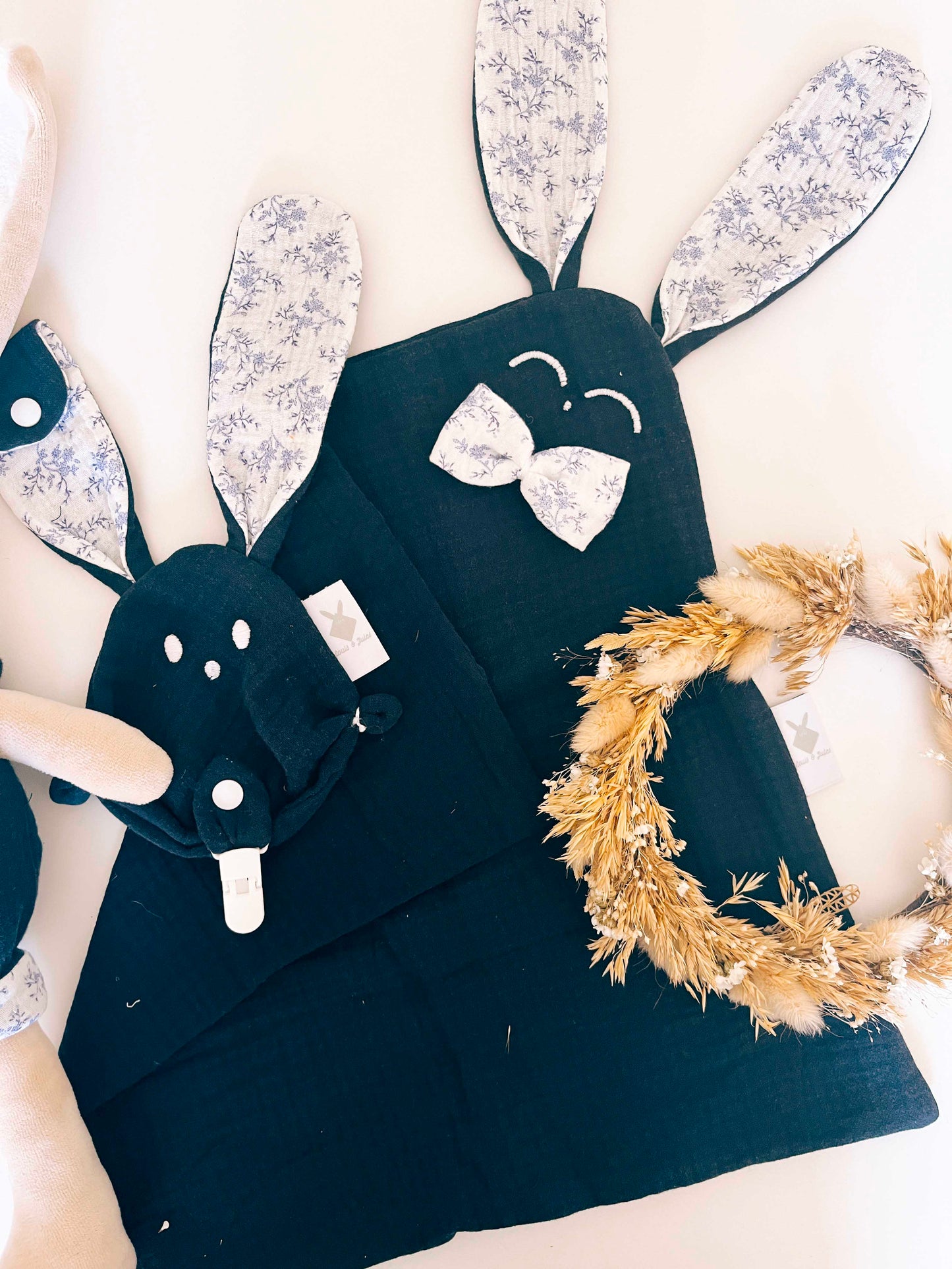 PROTOTYPE - Doudou Lange Cocooning - Margot Bleu