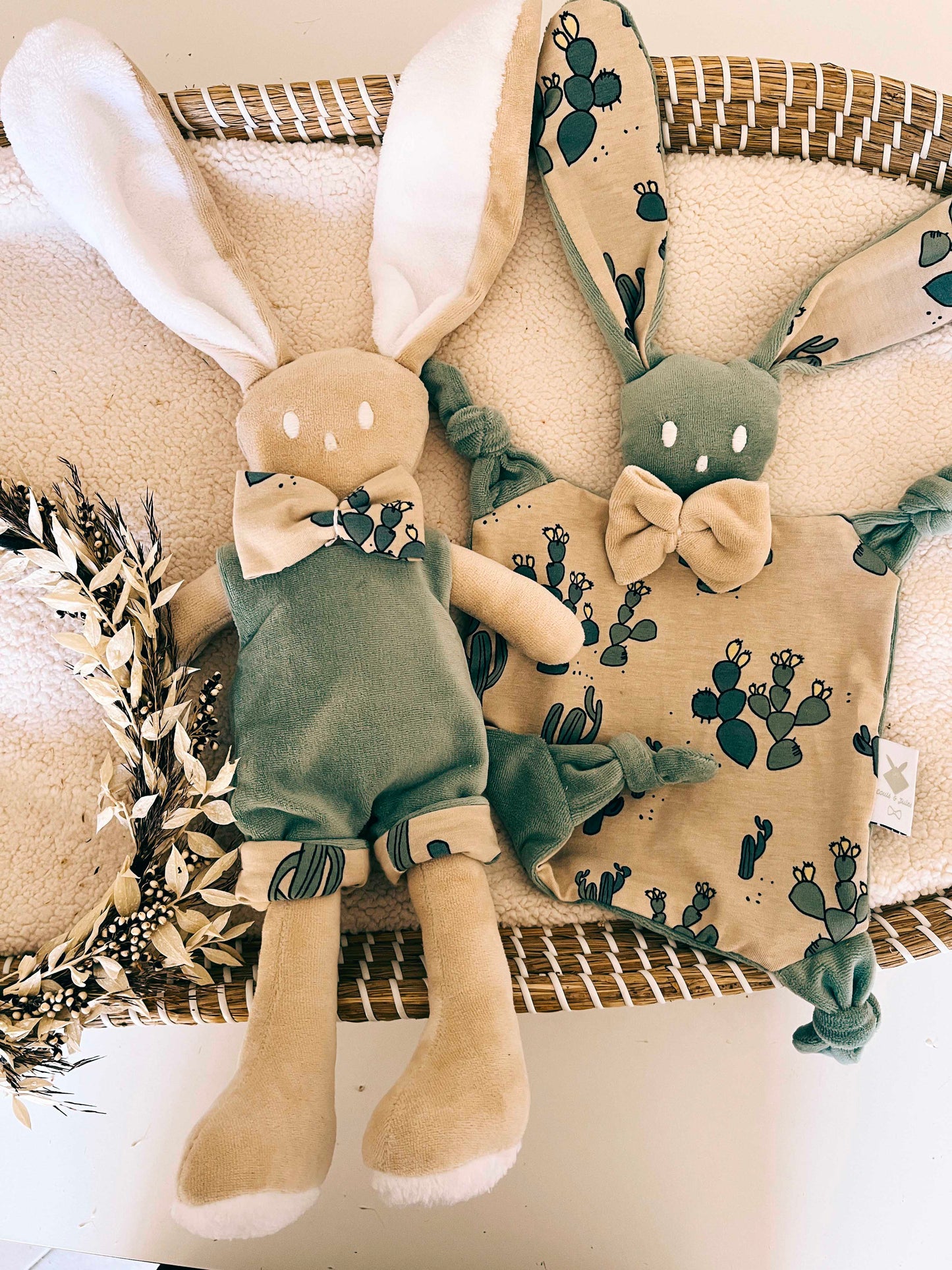 Doudou Velours Chouchou – Cactus