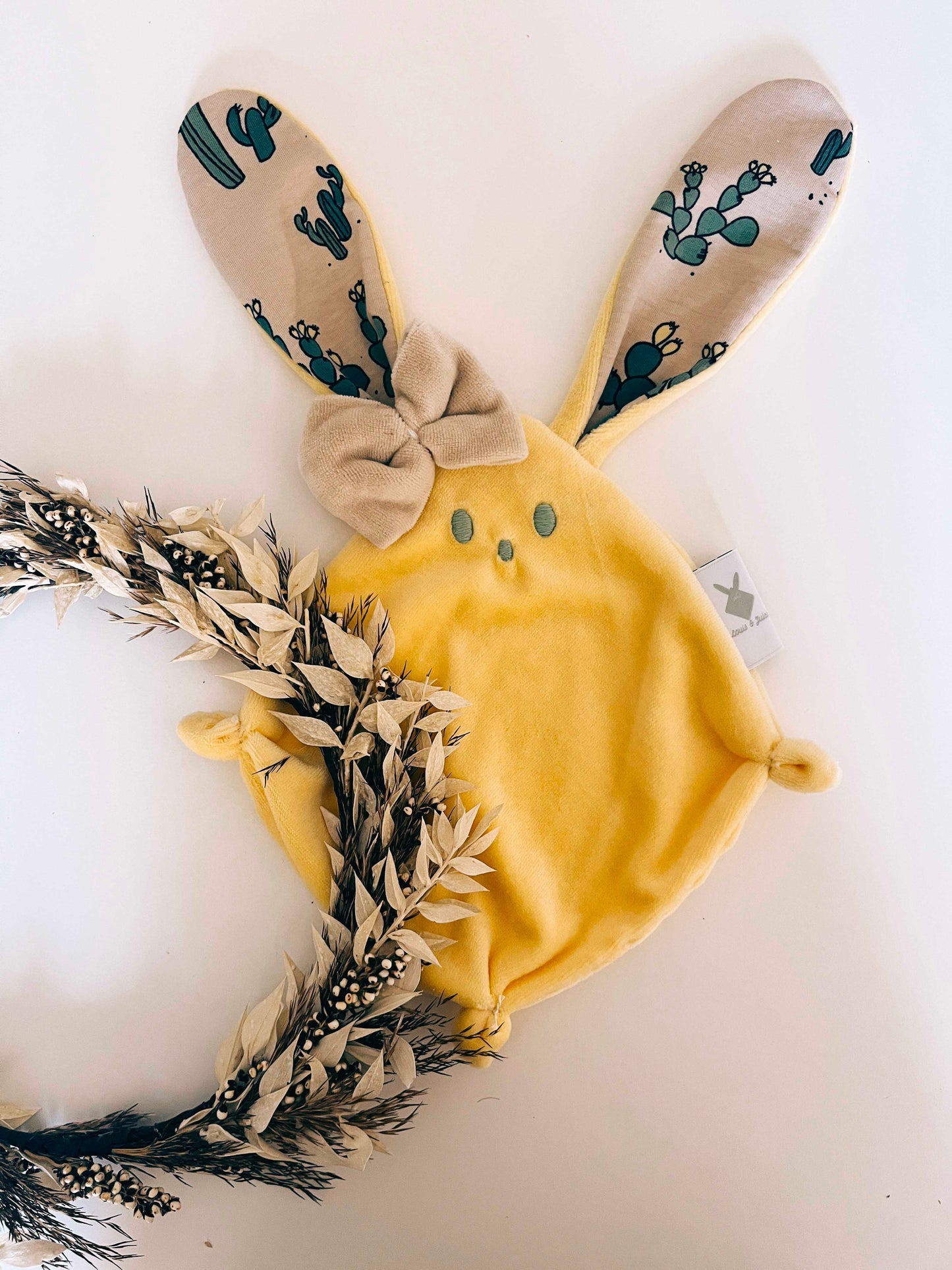 Doudou Velours Mini - Cactus