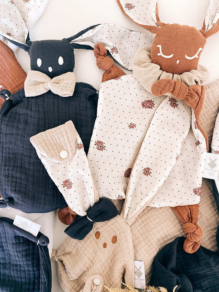 Attache-tétine - Rose & Dots