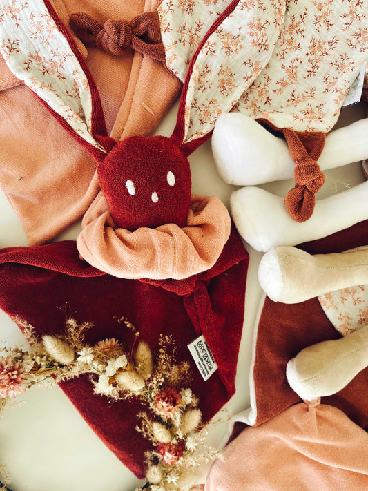 PROTOTYPE - Doudou Eponge Gaufrette - Margot Pêche