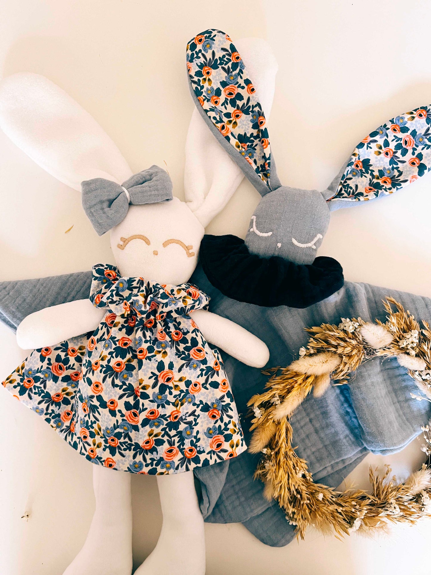 Doudou lange Câlin - Steel