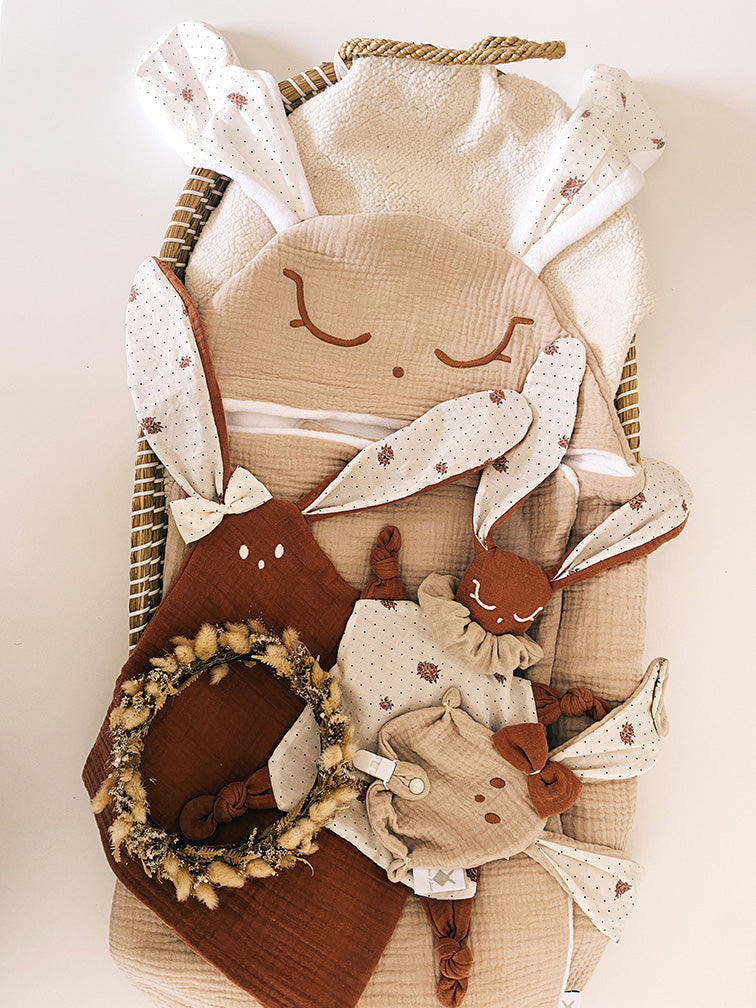 Attache-tétine - Rose & Dots