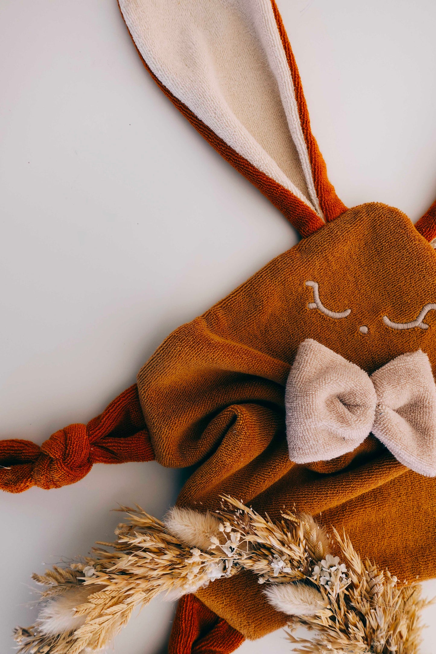 Doudou Eponge Mini Noeuds - Camel