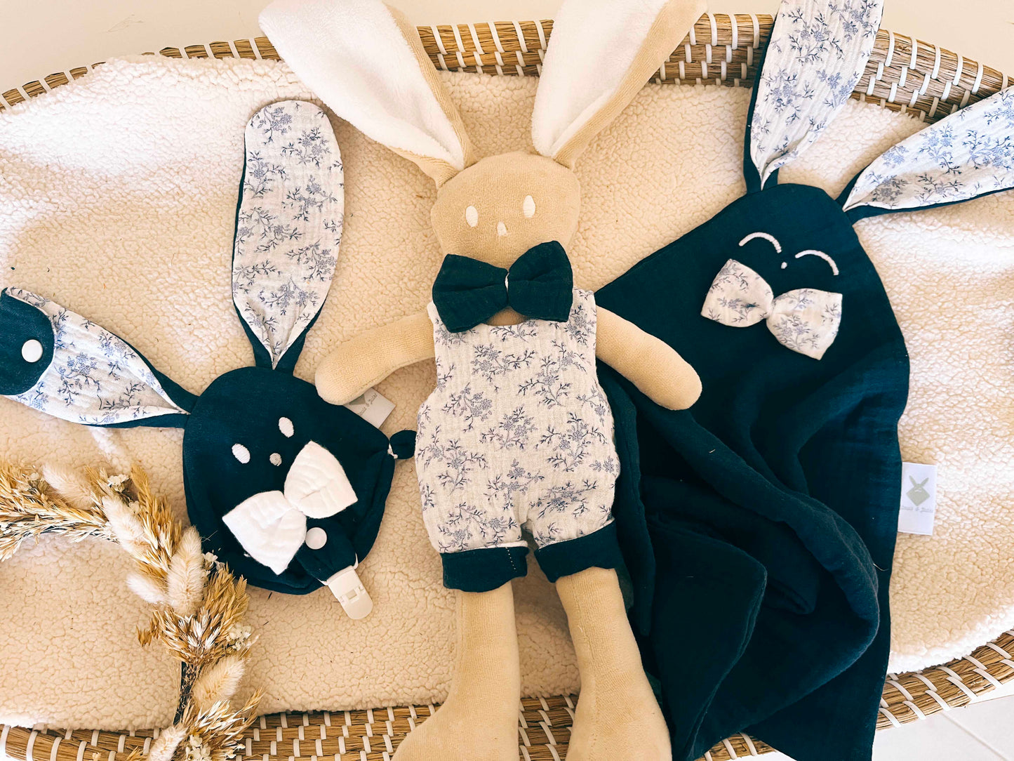 Attache-tétine - Margot Bleu