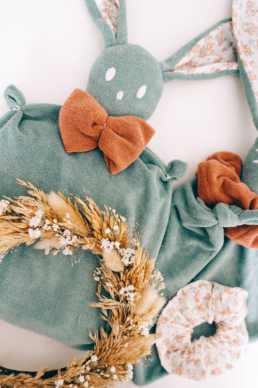 Bouillotte noyaux de cerise éponge - Anouk