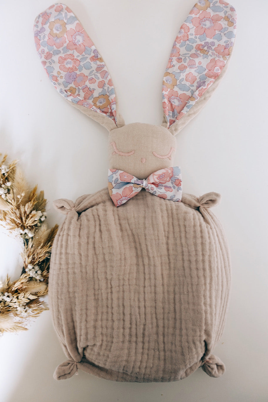 PROTOTYPE - Bouillotte noyaux de cerise lange - Betsy Blush