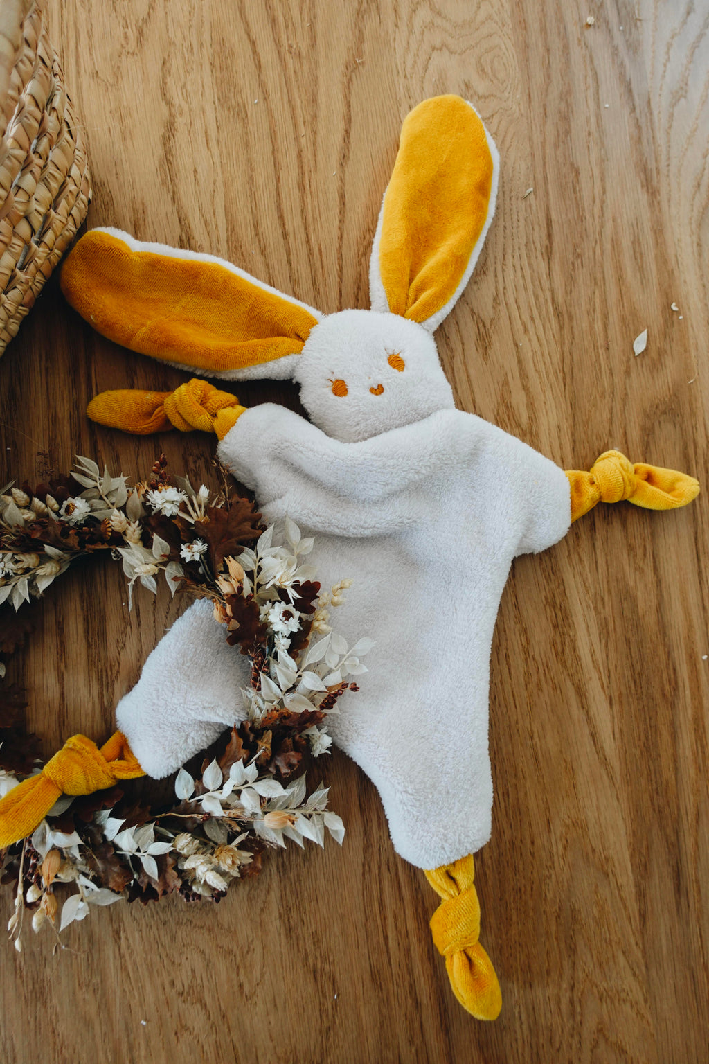 PROTOTYPE - Doudou Toudoux Moutarde/Beige Clair