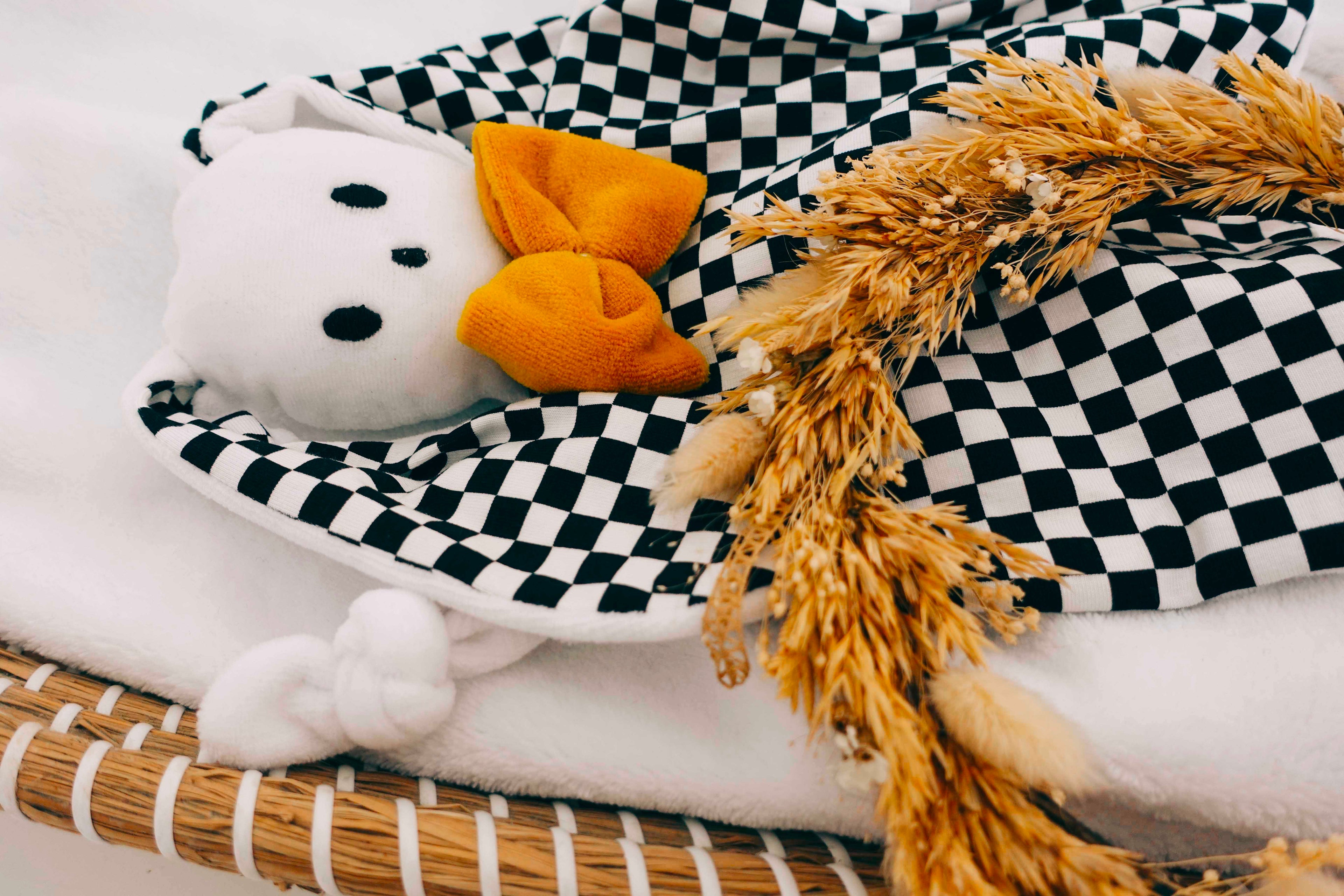 Doudou Velours Chouchou – Chessboard