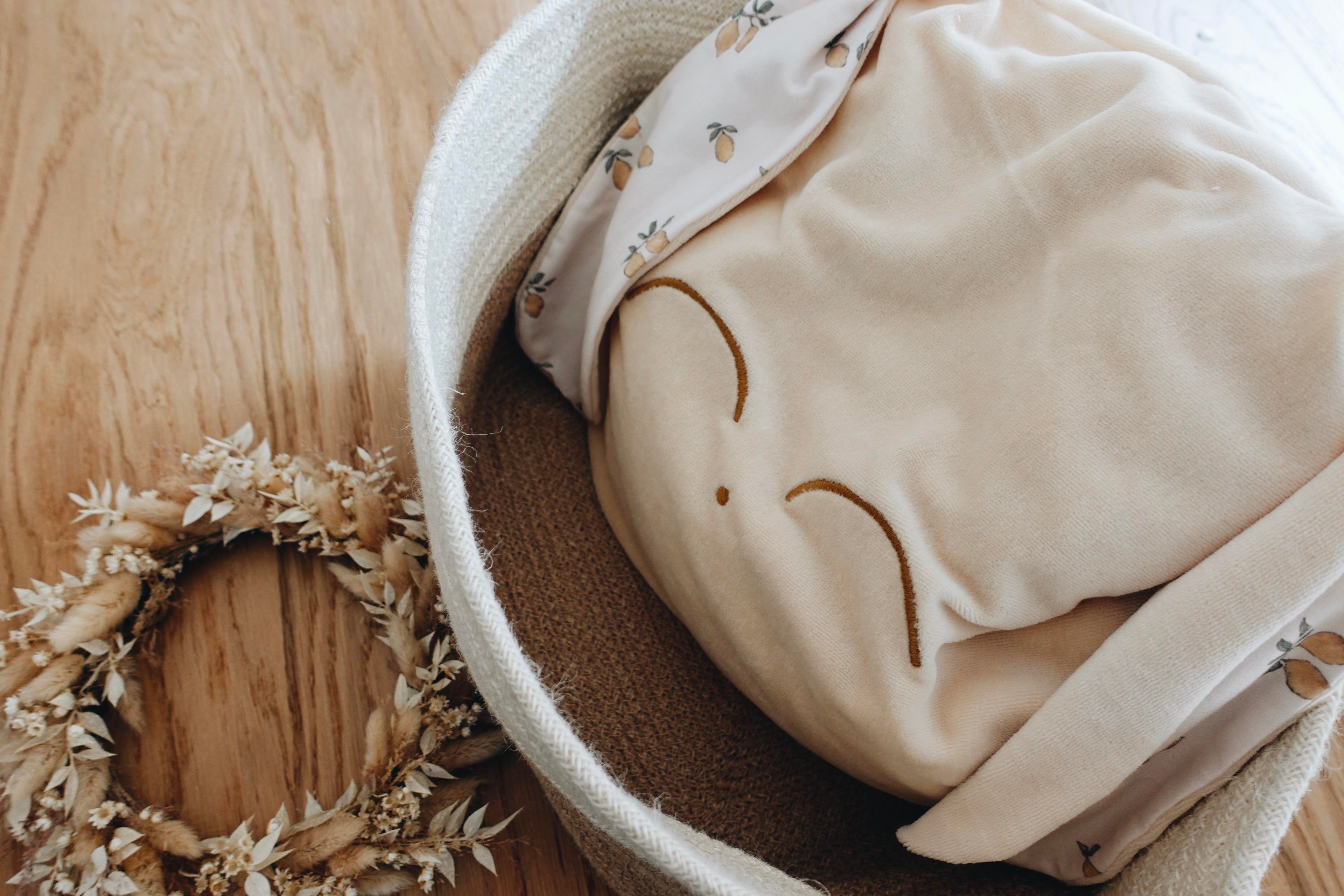 Petit Coussin Velours - Lemons