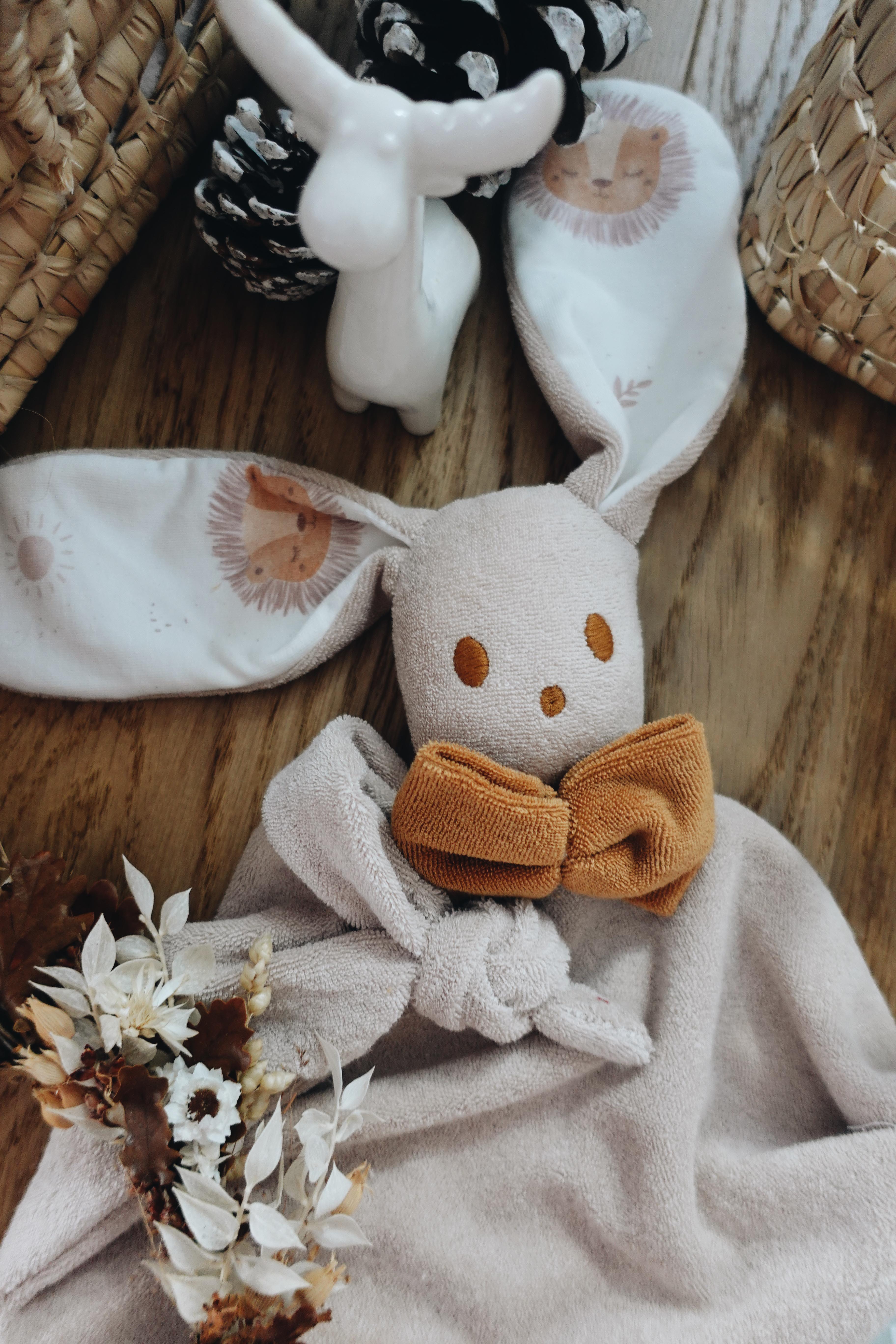PROTOTYPE - Doudou Eponge Gaufrette - Lionceau