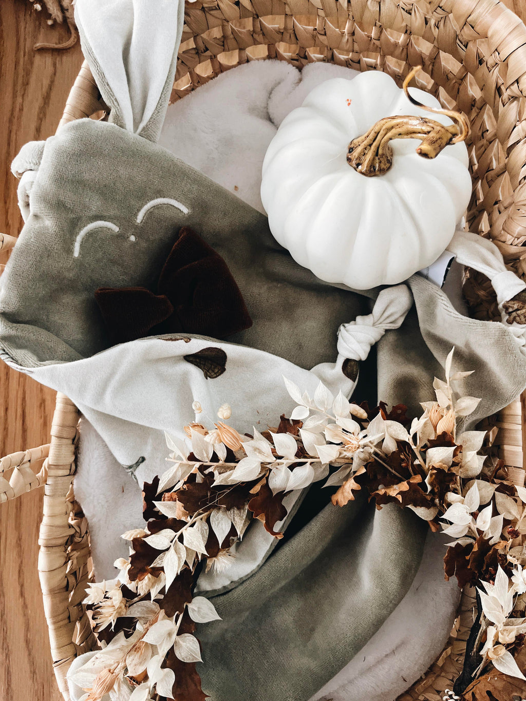 Doudou Velours Classique Noeuds - Acorns and Leaves
