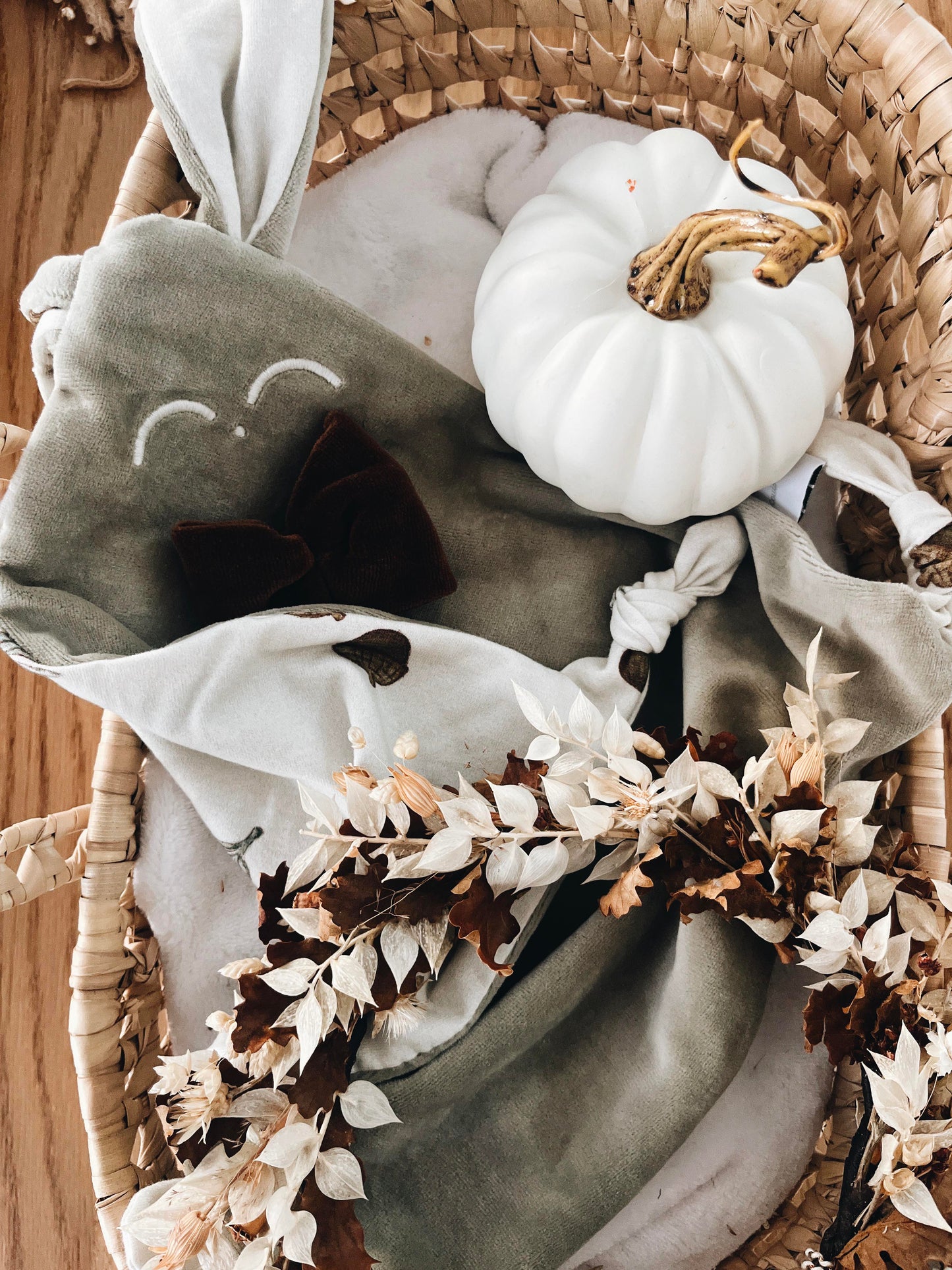 Doudou Velours Classique Noeuds - Acorns and Leaves