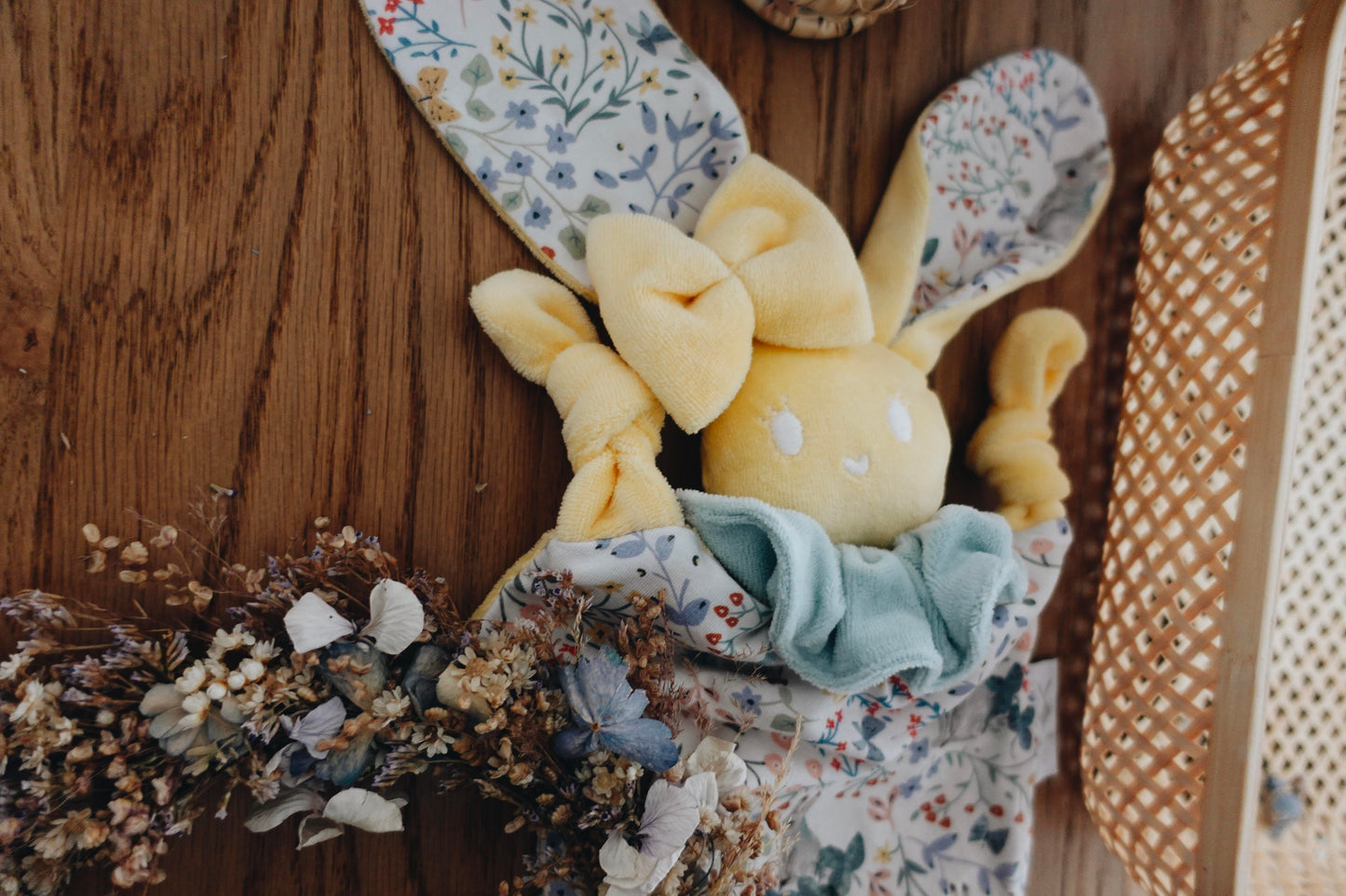 Doudou Velours Chouchou - Cottontails Blossom