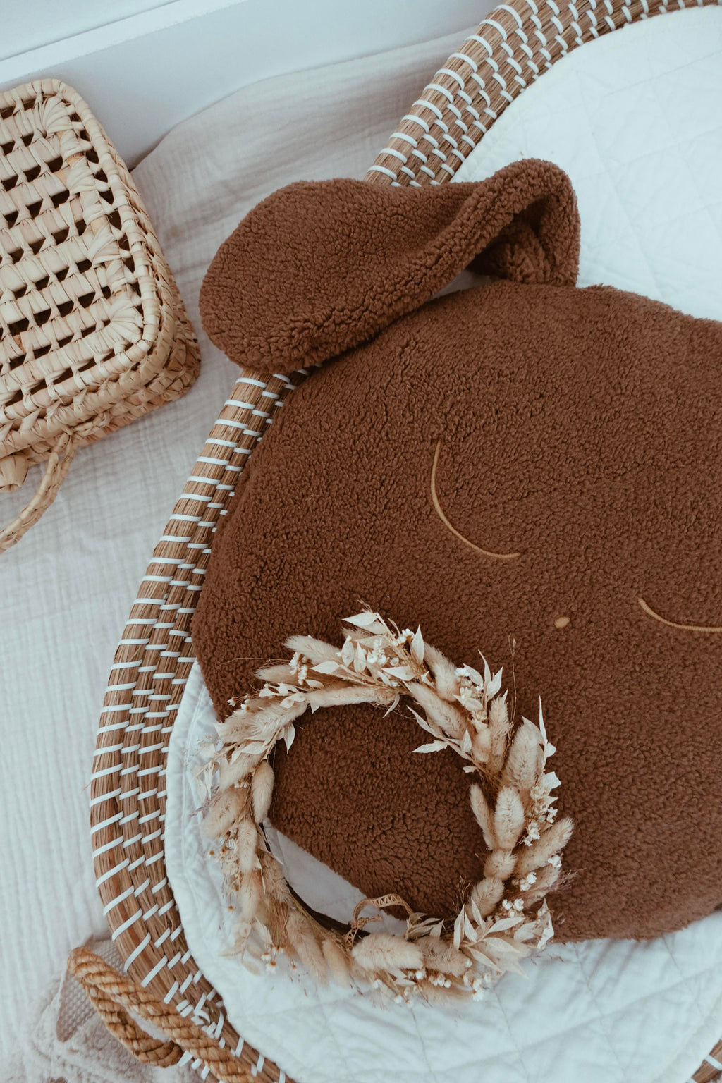 Petit Coussin Moumoute Pure - Épaisse Chocolat