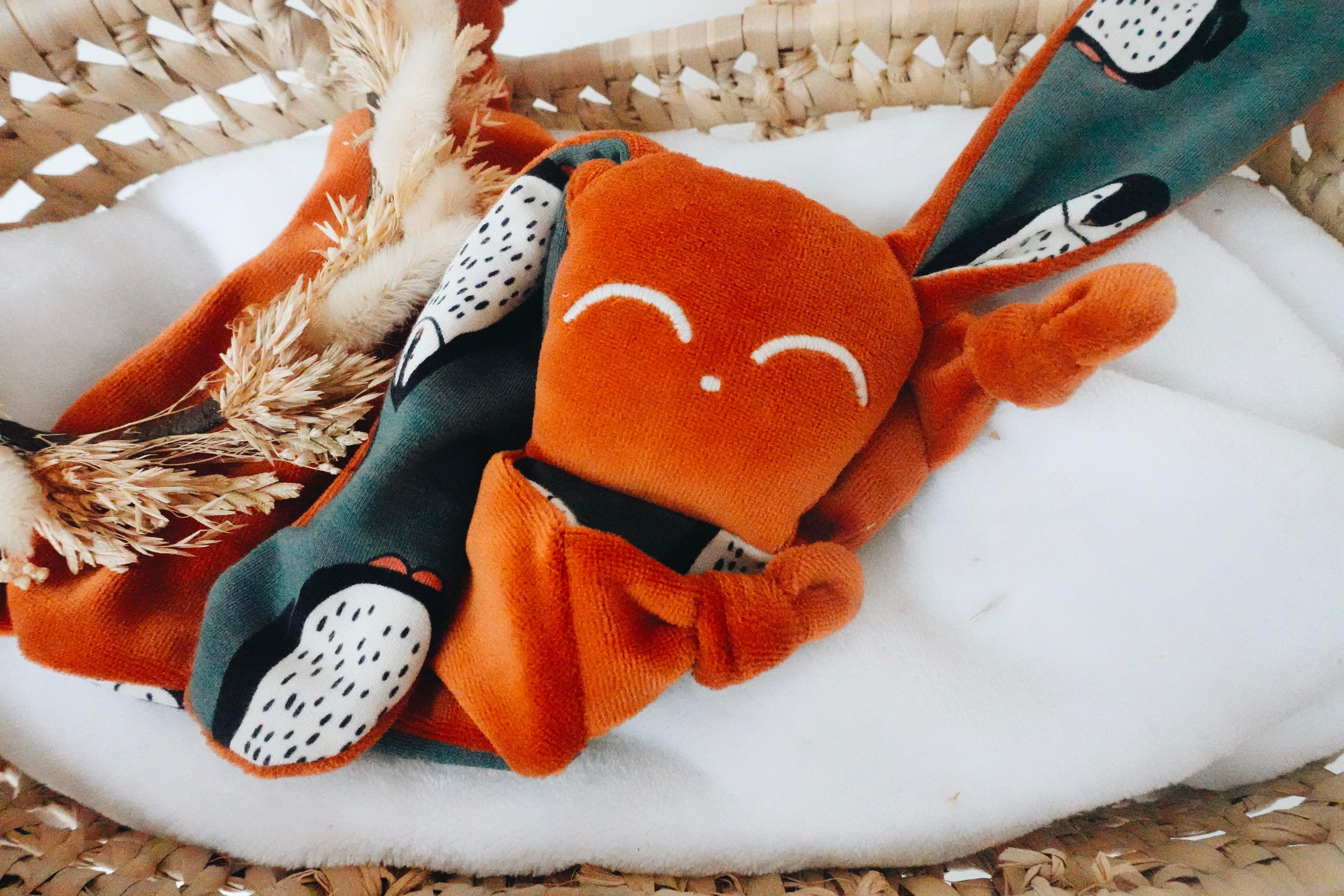 Doudou Velours Chouchou – Pingouins