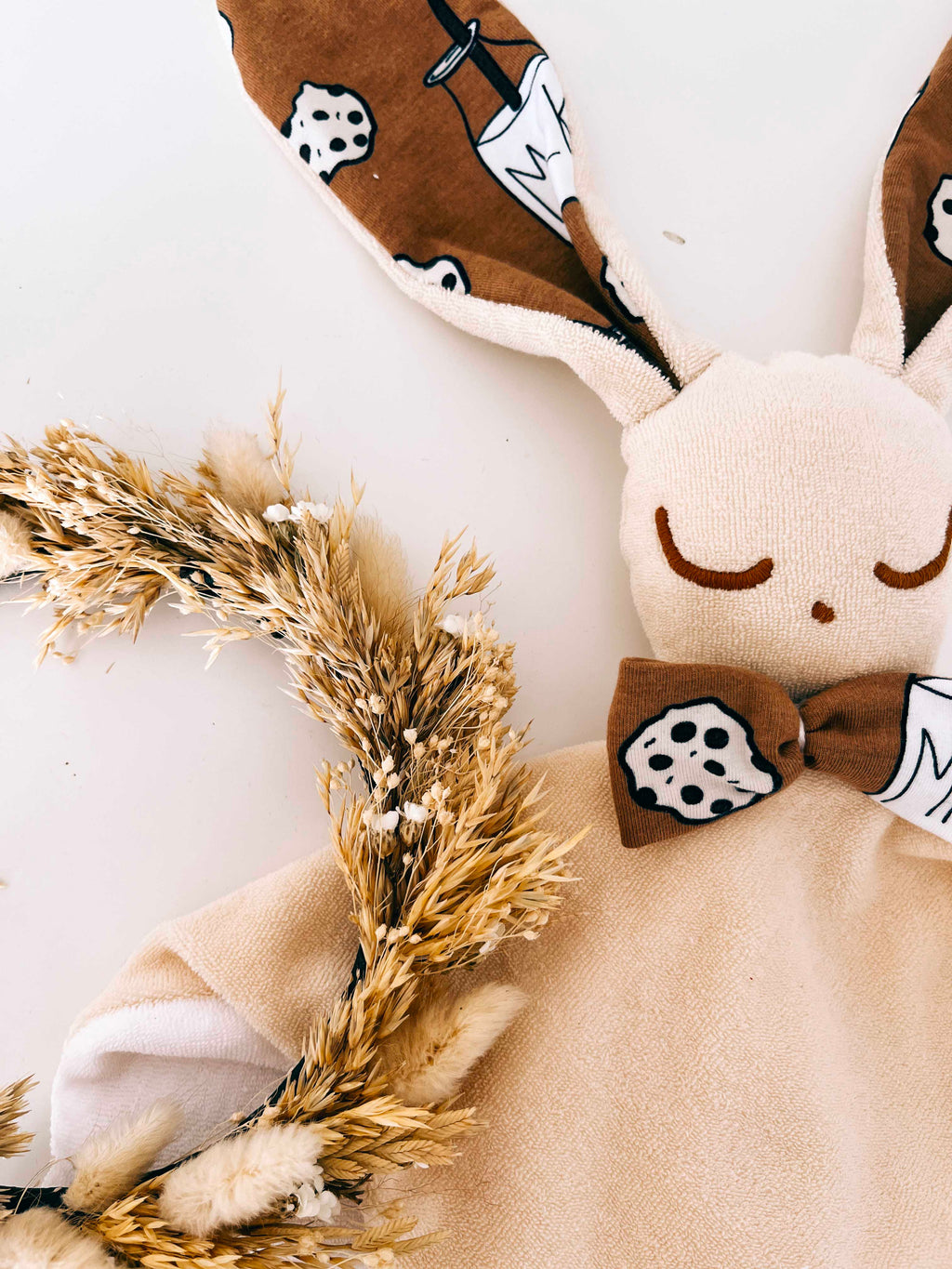 Doudou Eponge Câlin Noeuds - Milk and Cookies