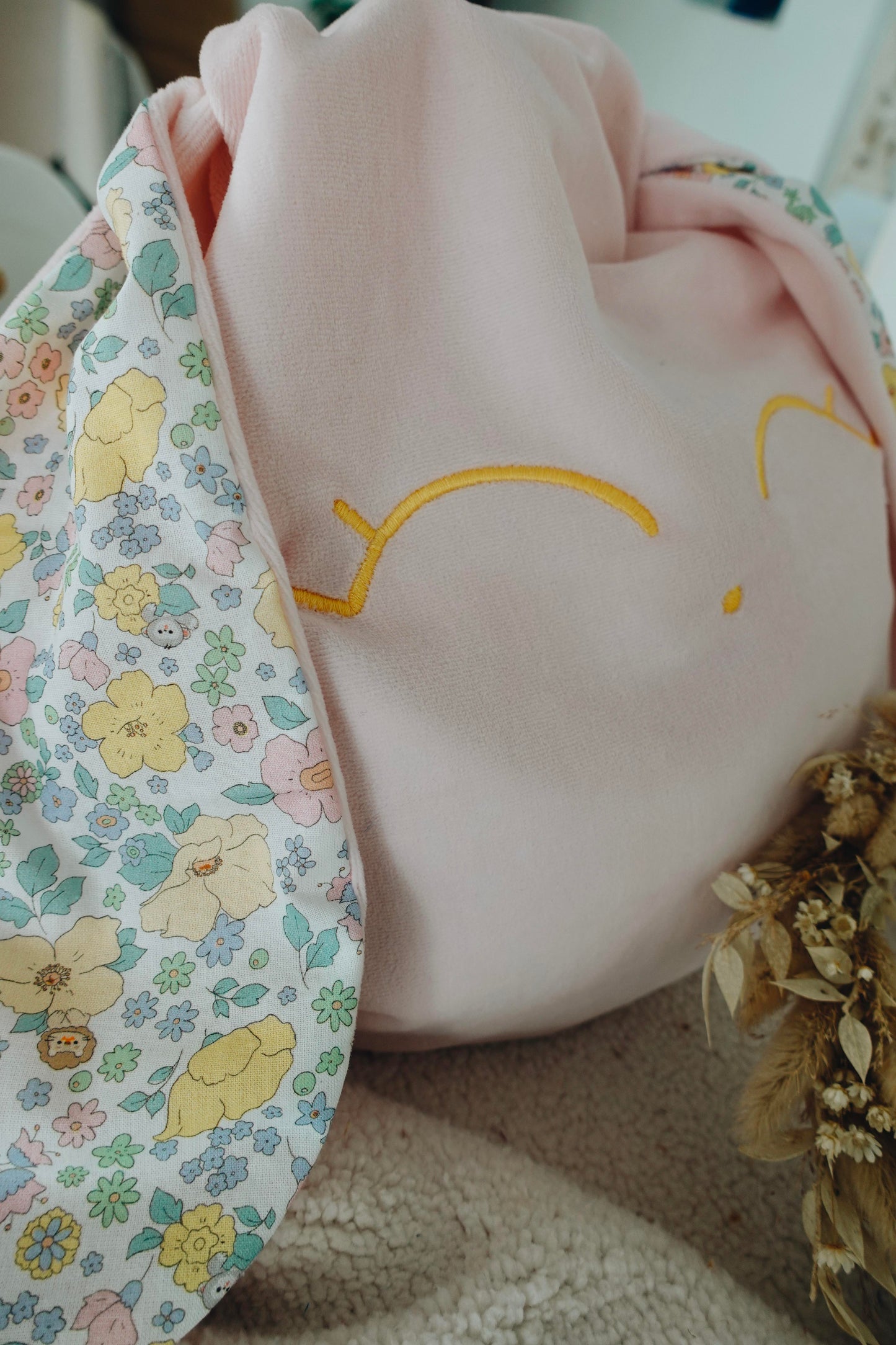 Petit Coussin Velours - Kawaii Animals