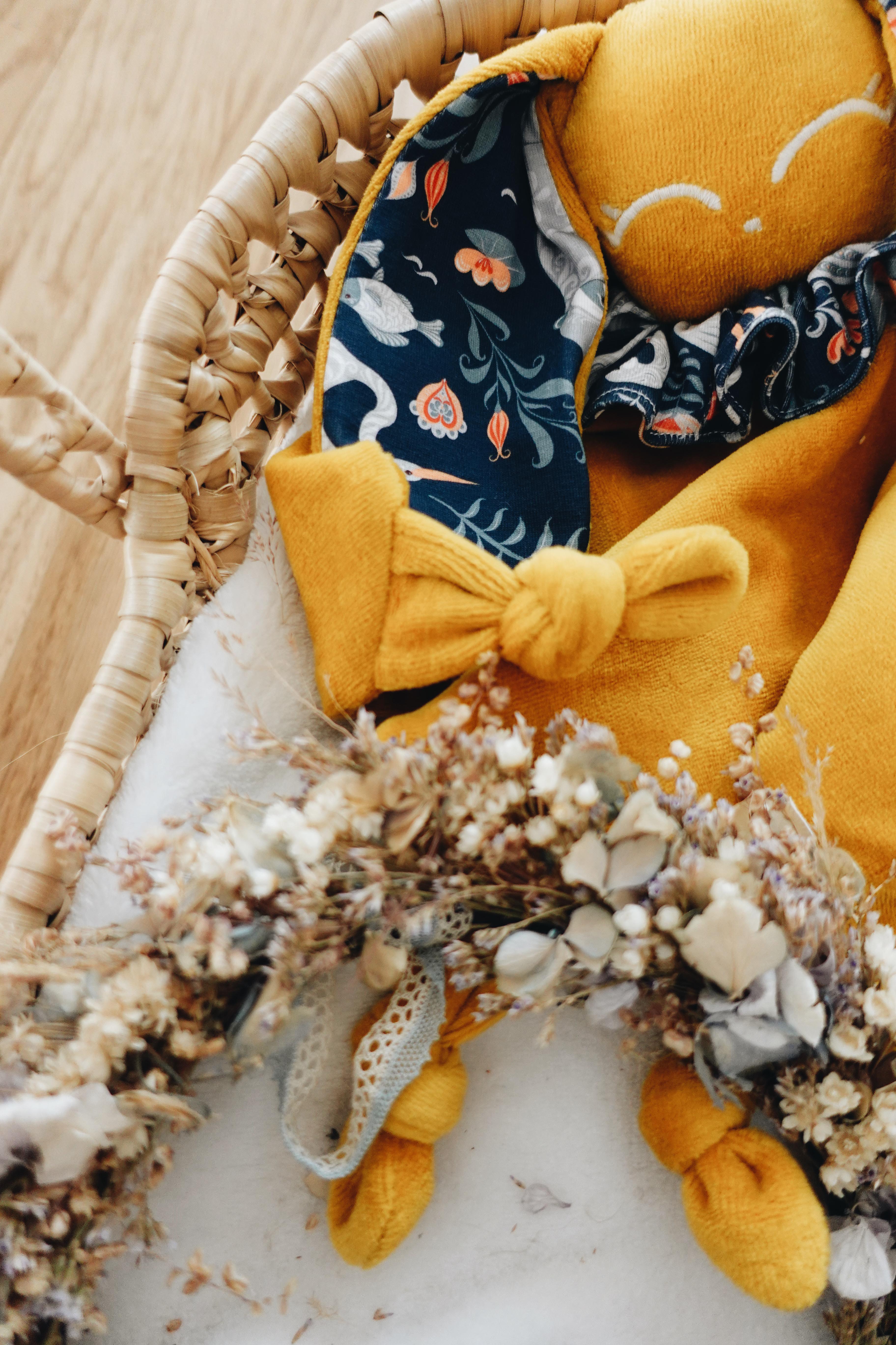 PROTOTYPE - Doudou Velours Câlin Noeuds - Lac Magique