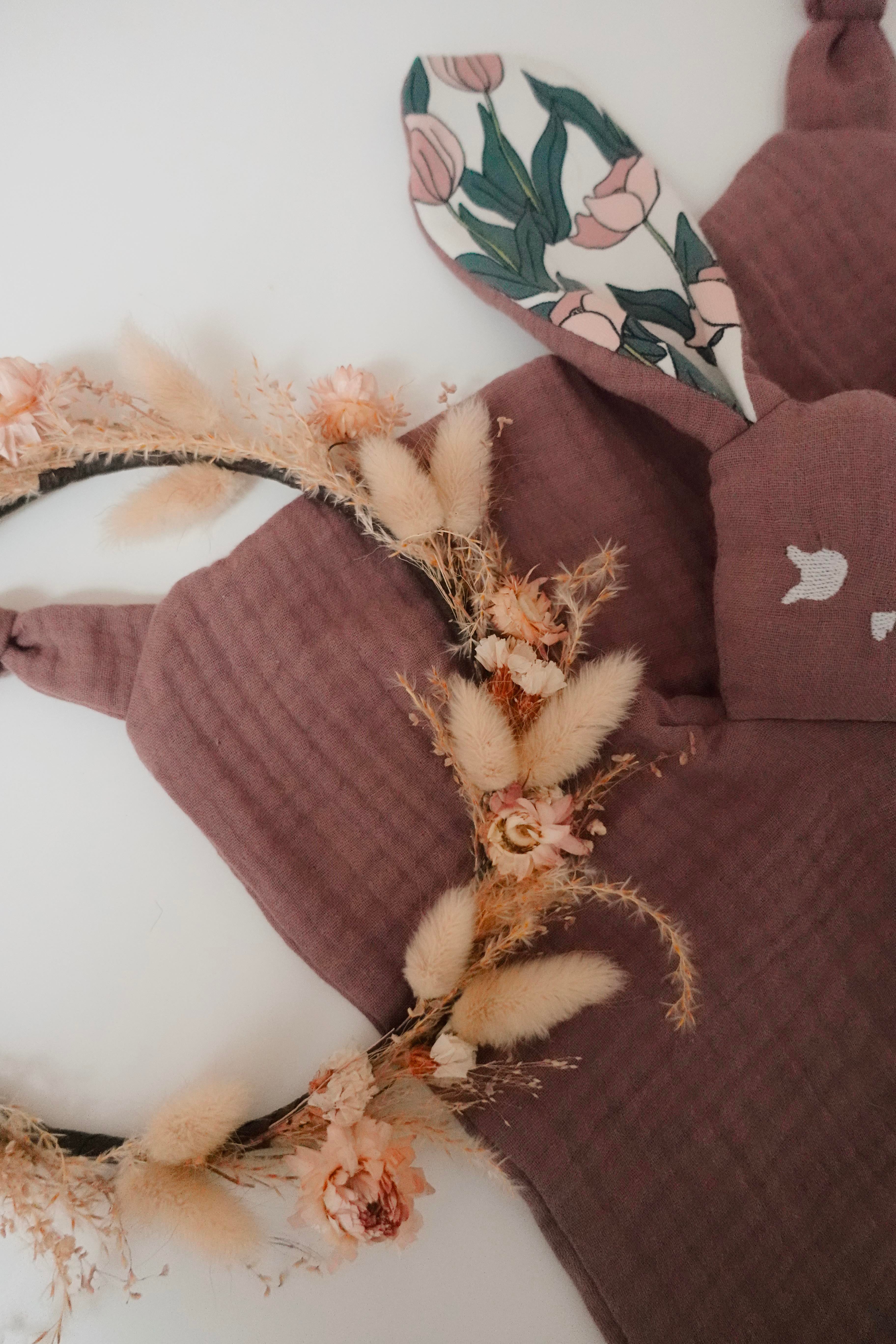 Doudou Lange Câlin Noeuds - Tulipes