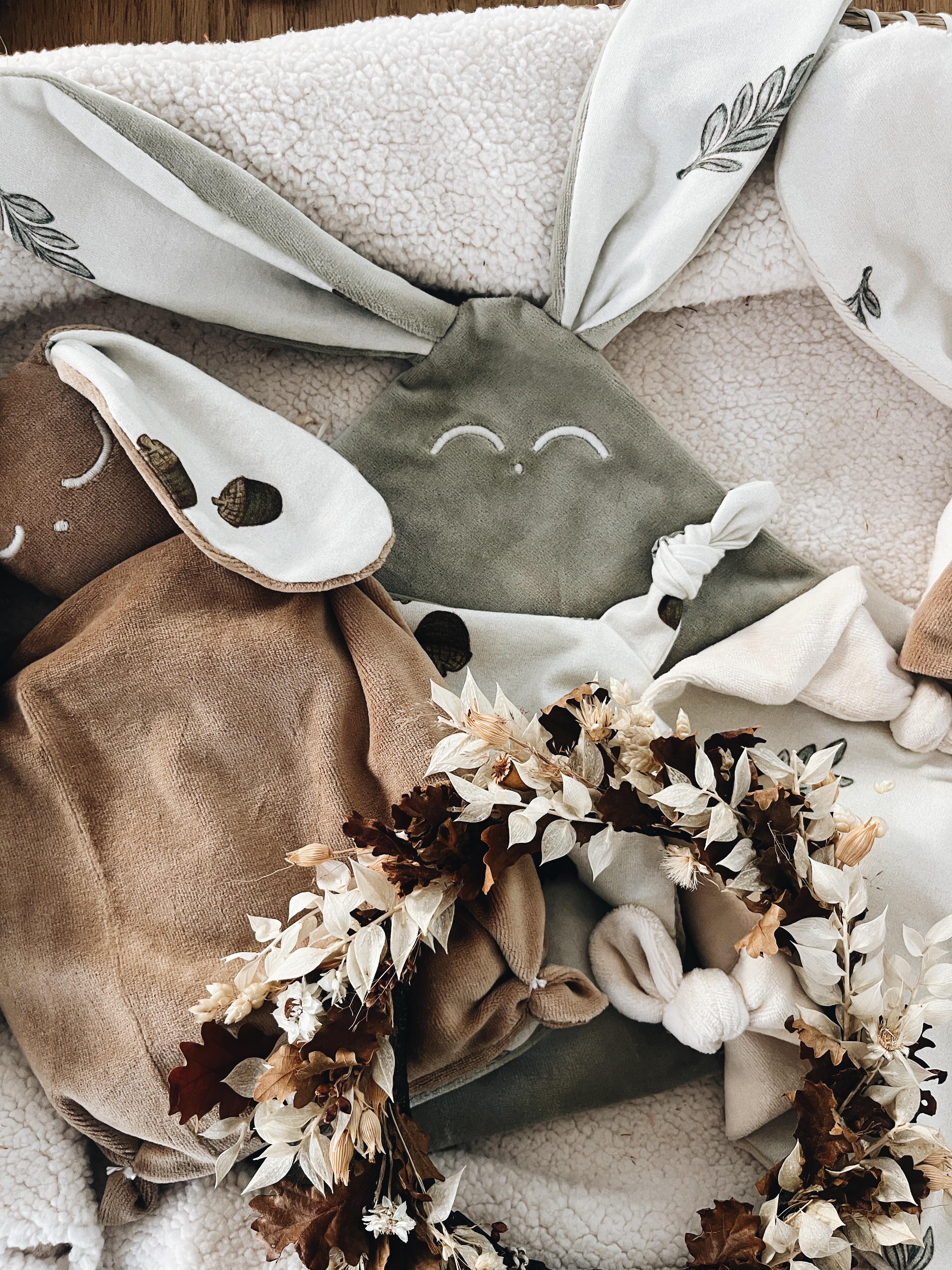 Doudou Velours Classique Noeuds - Acorns and Leaves