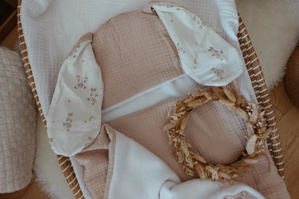 Doudou Lange Câlin Noeuds - Lamb