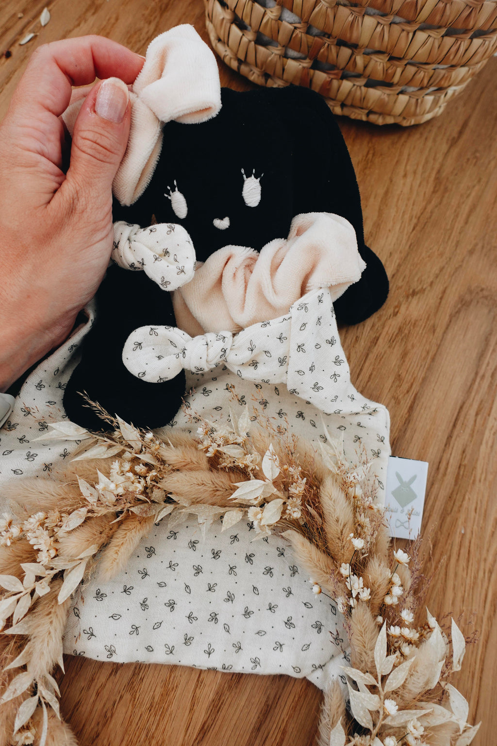 PROTOTYPE - Doudou Mousseline Feuilles