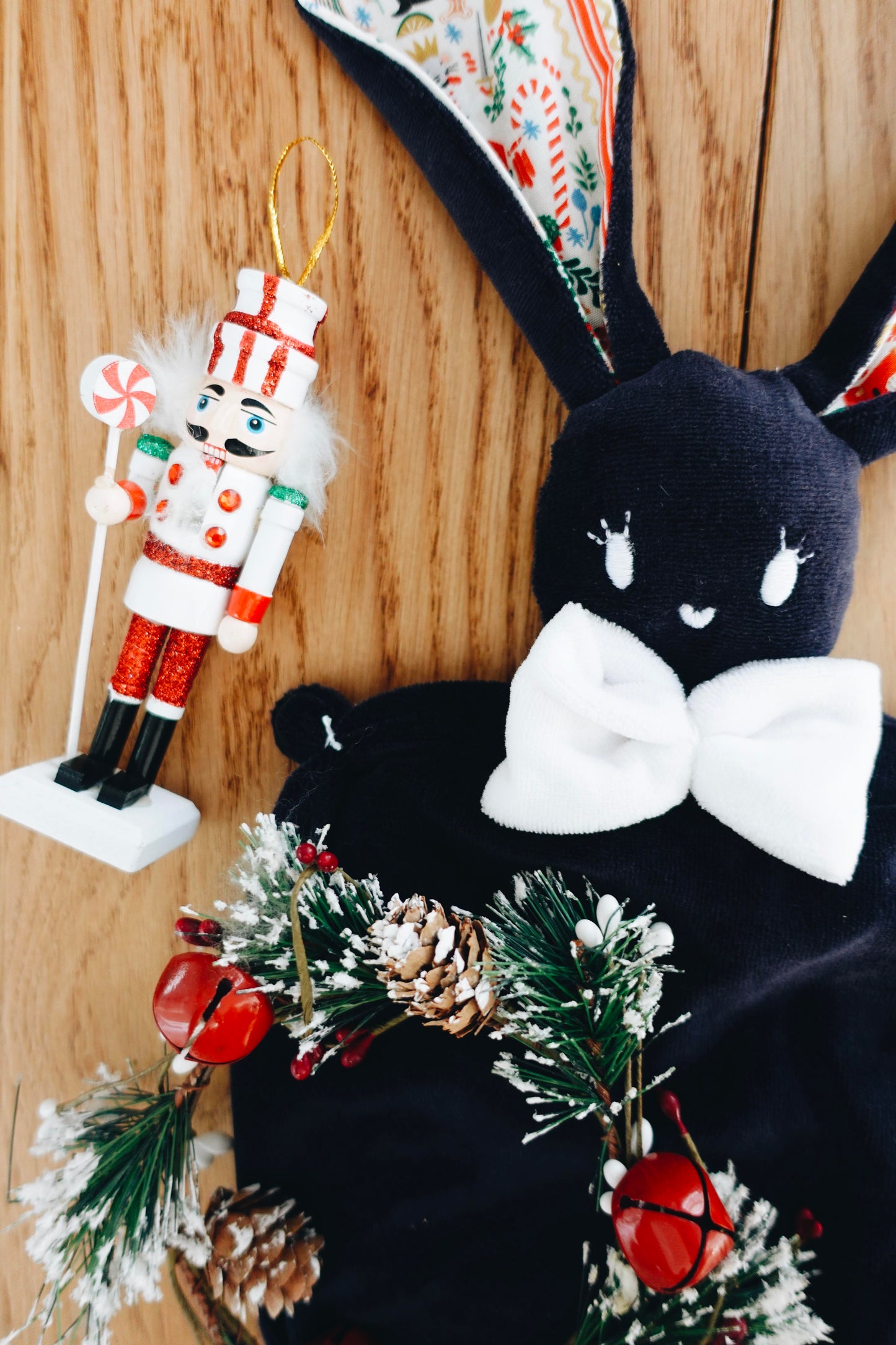 Bouillotte noyaux de cerise velours - Deck the Halls