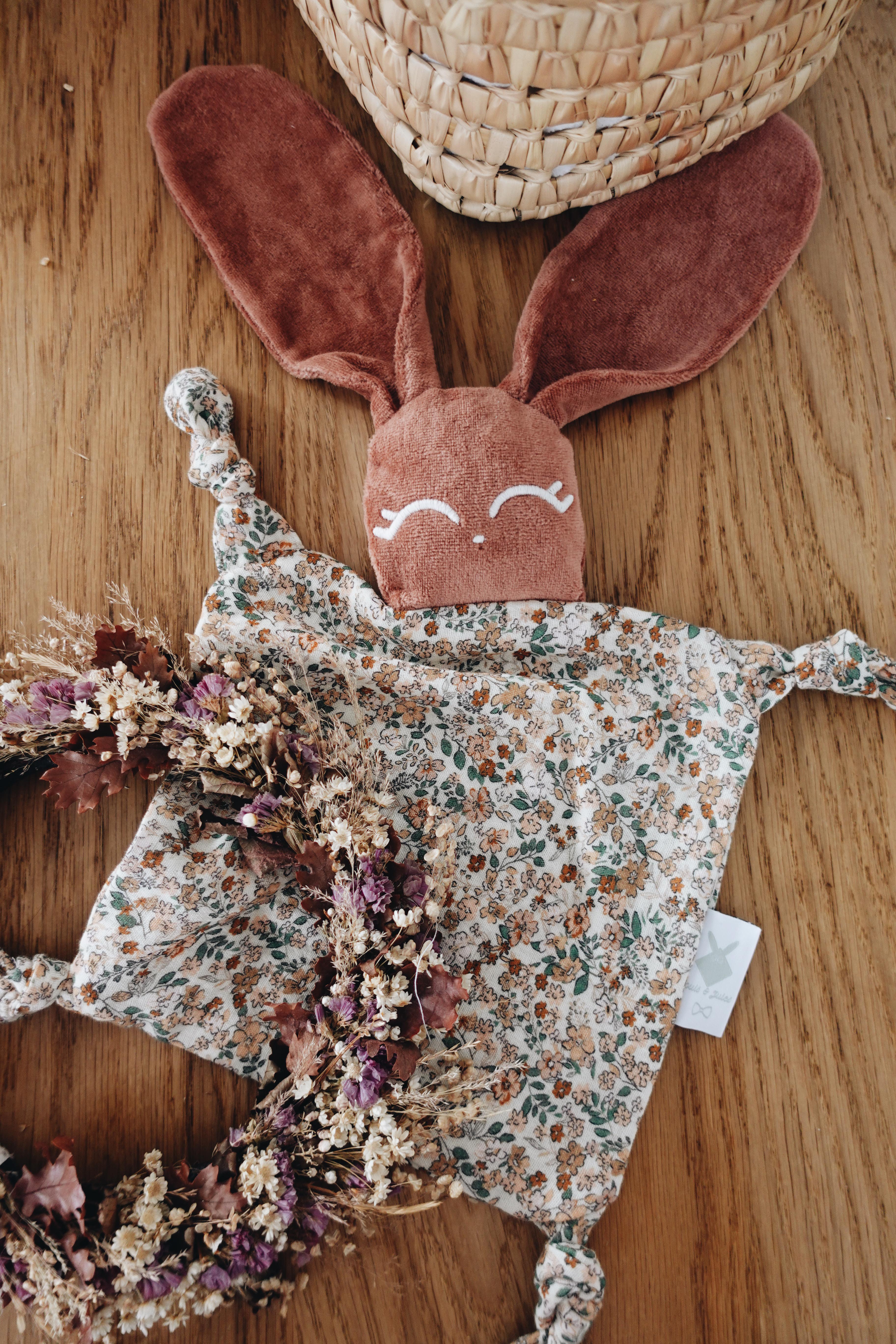 PROTOTYPE - Doudou Mousseline Fleurs