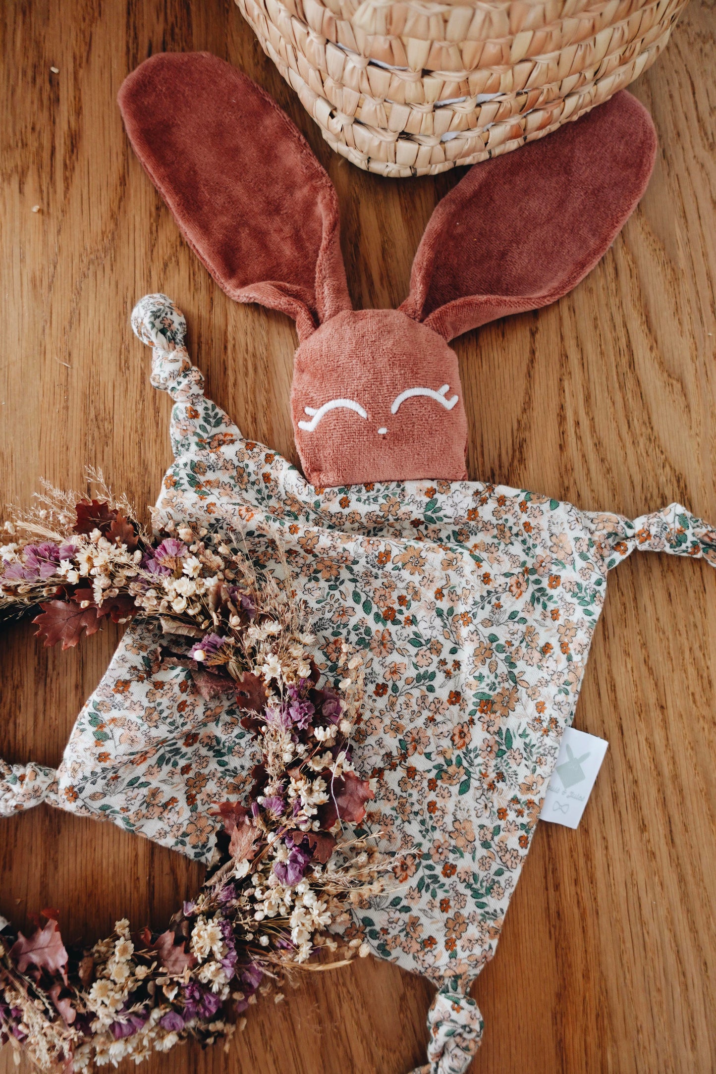 Doudou Mousseline Fleurs