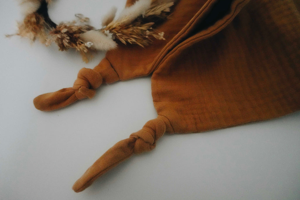 Doudou lange Classique Noeuds - Clémentines