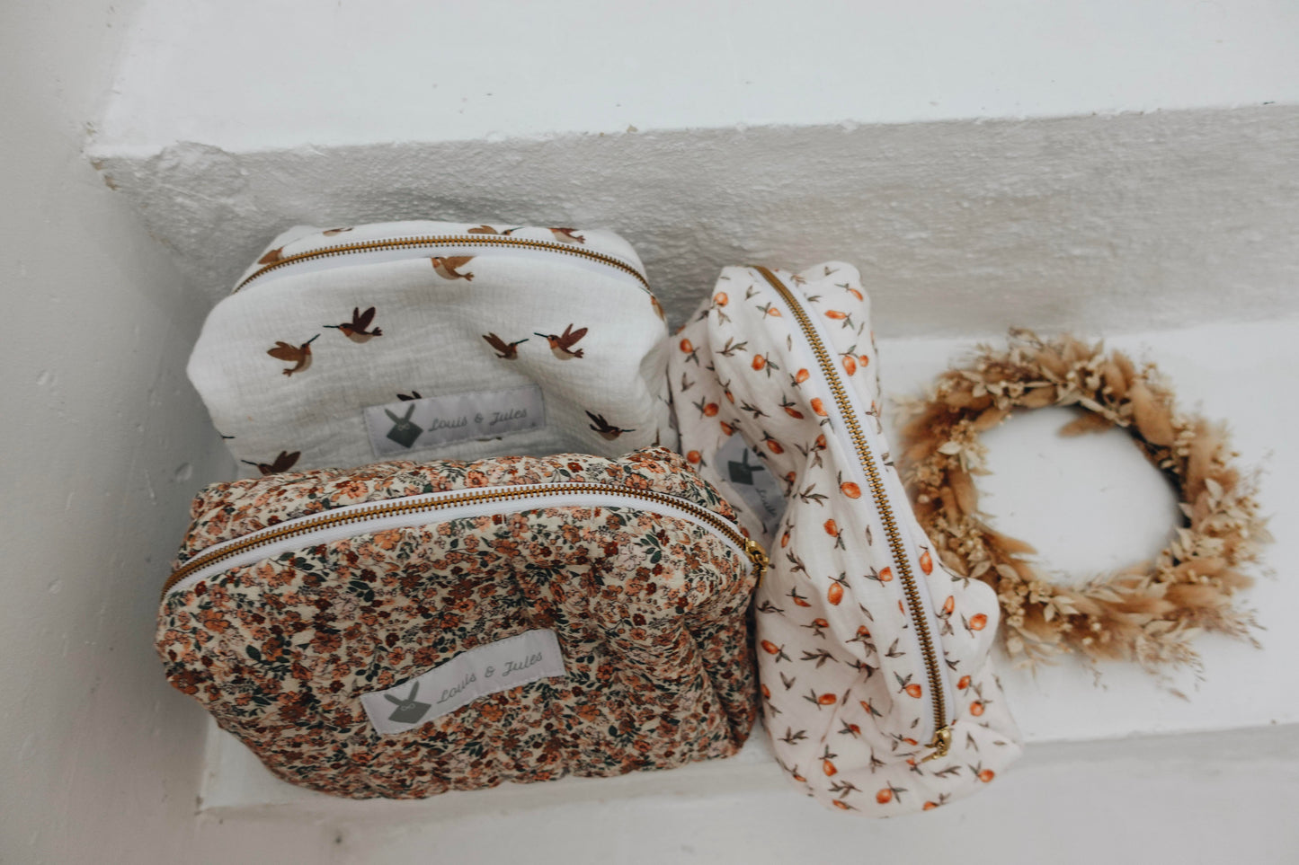 PROTOTYPE - Trousse de Toilette - Fleurs - Mamans