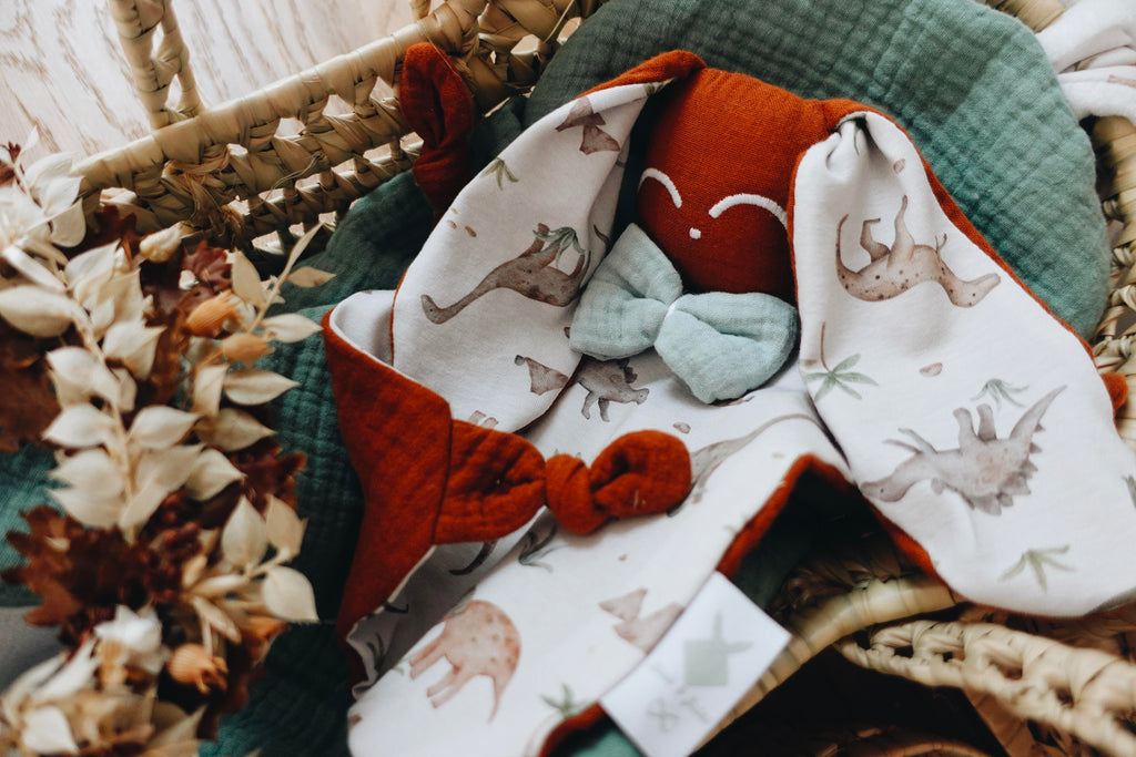 Doudou Lange Chouchou - Dino Pastel