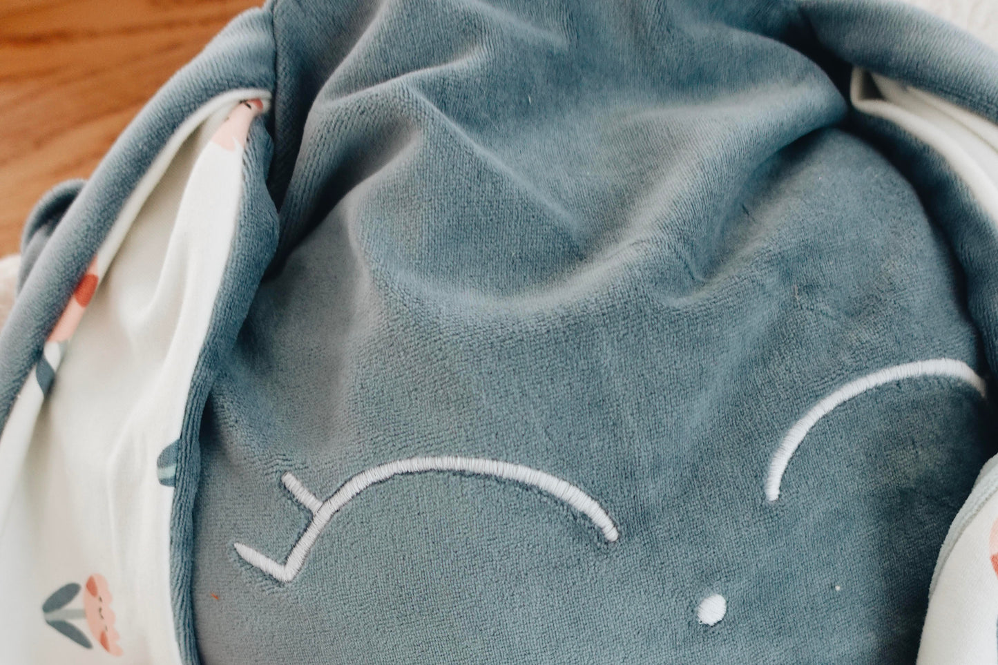 Petit Coussin Velours - Happy Tulips