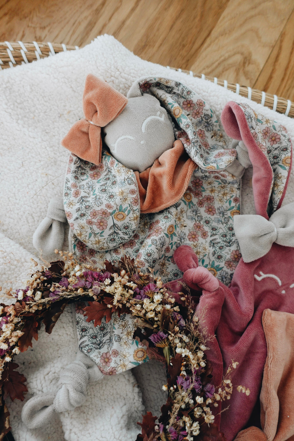 PROTOTYPE - Doudou Velours Chouchou - Fleurs des Champs