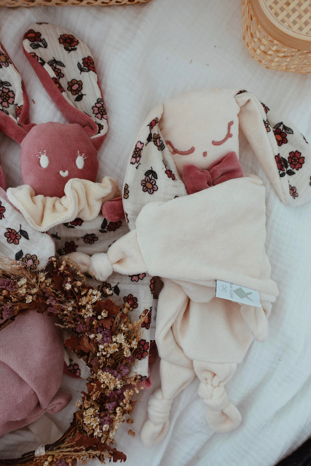 Doudou Velours Chouchou - Vintage Floral