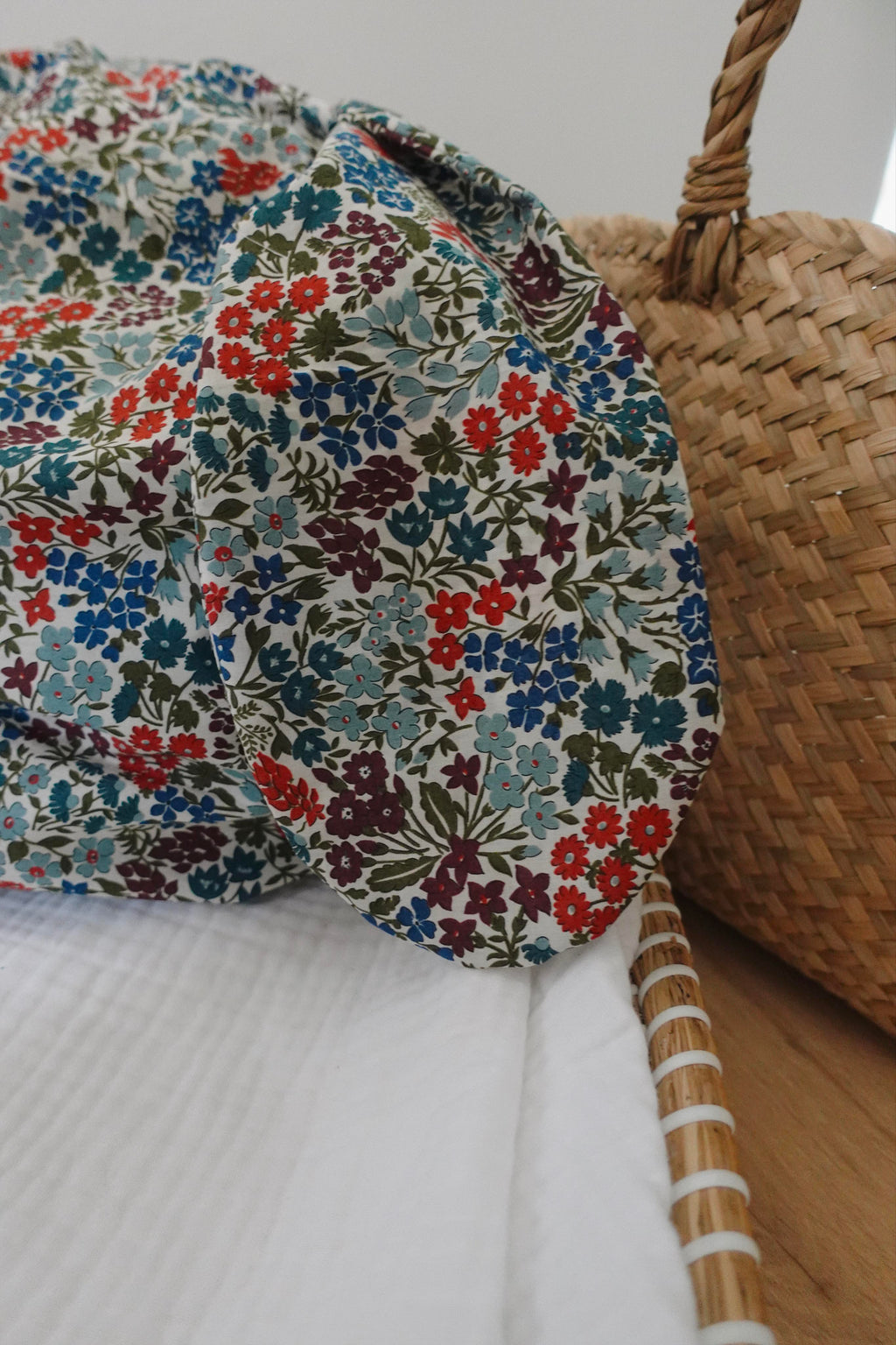 Petit Coussin Pièce unique - Liberty Thorpe Burgundy
