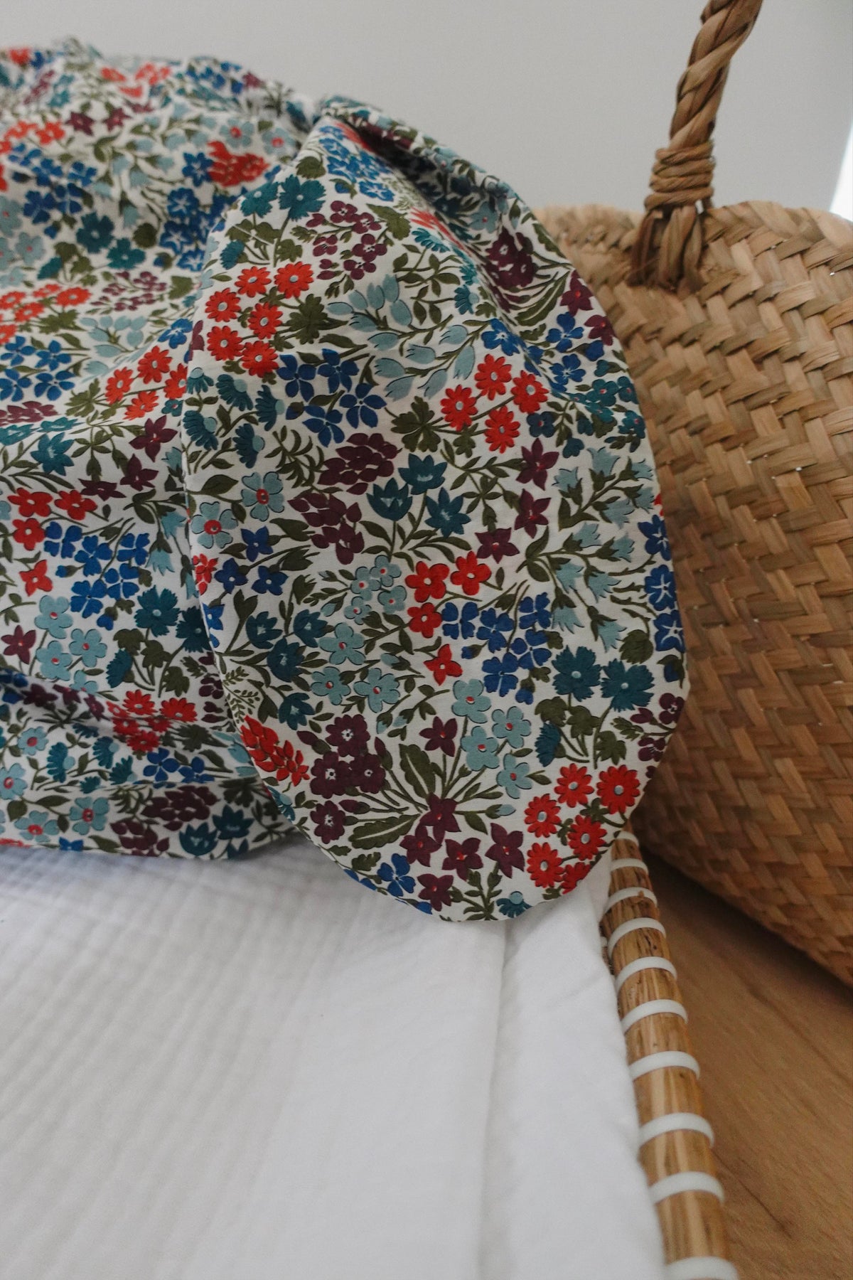 Petit Coussin Pièce unique - Liberty Thorpe Burgundy